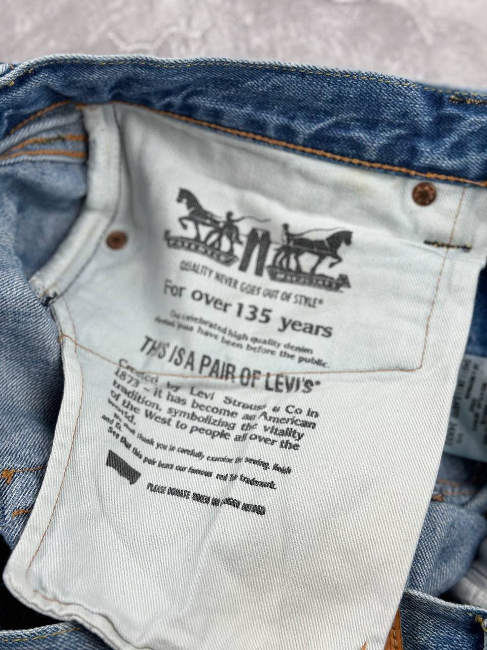 Levi's Levis jeans denim Size US 34 / EU 50 - 8 Thumbnail