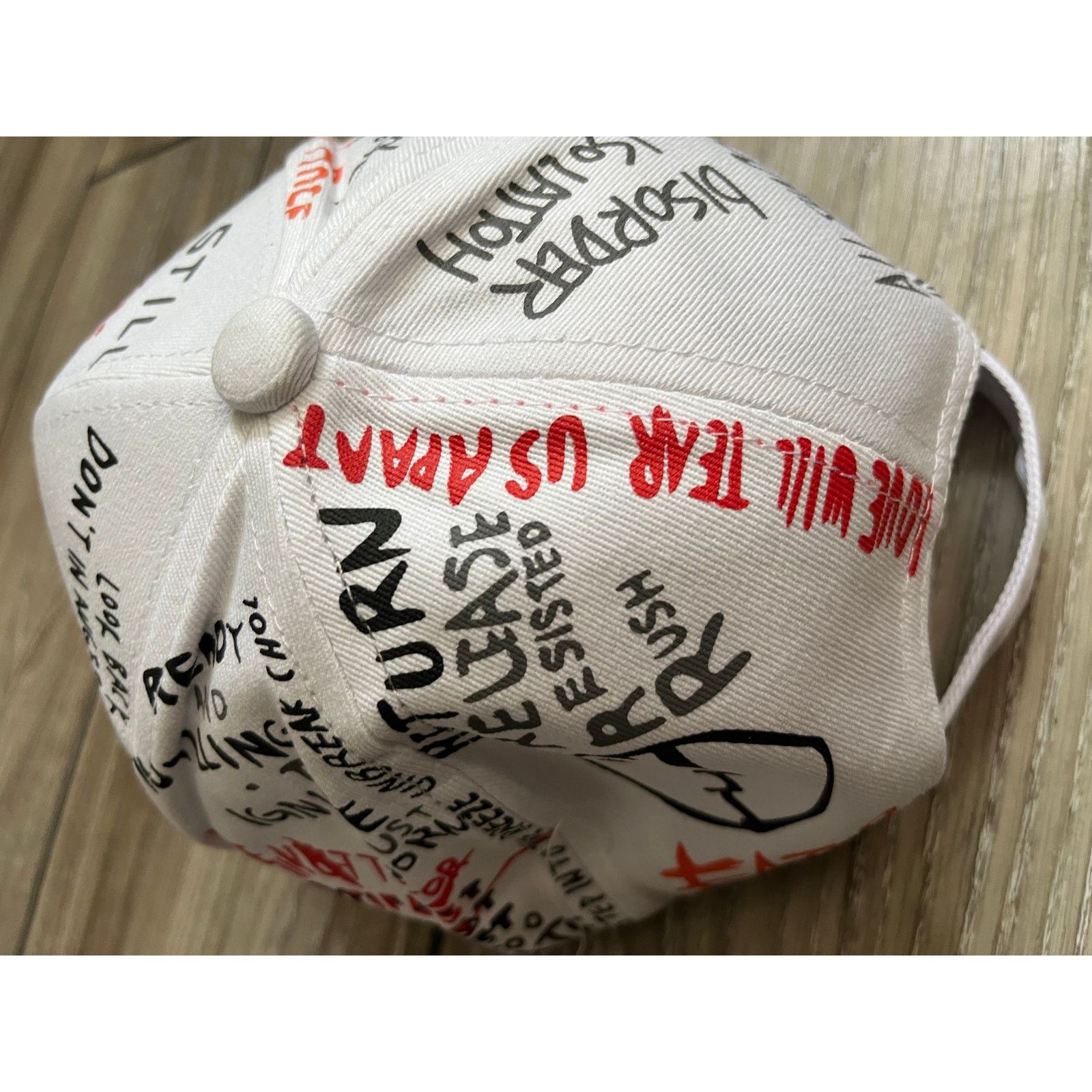 Punk and Yo Men white PUNK writing Graffiti Size ONE SIZE - 11 Thumbnail