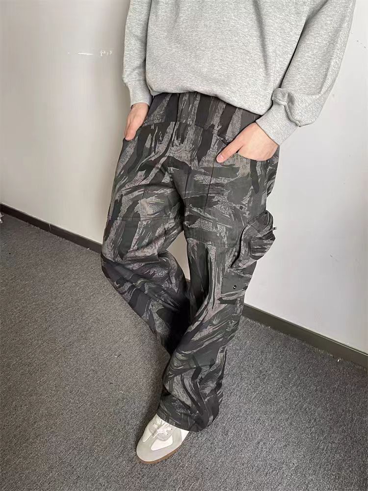Japanese Brand × Vintage Vintage Side Pocket Camouflage Work Trousers Size US 30 / EU 46 - 5 Thumbnail