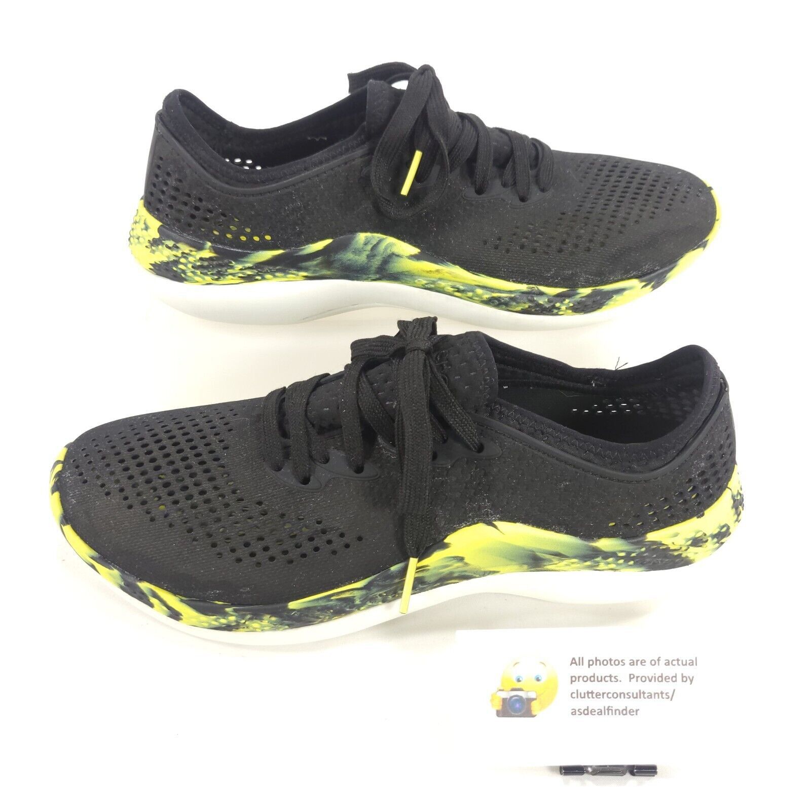 Crocs Crocs LiteRide 360 Marble Pacer Shoe Men Size 8 207633 Black Size US 8 / EU 41 - 5 Thumbnail