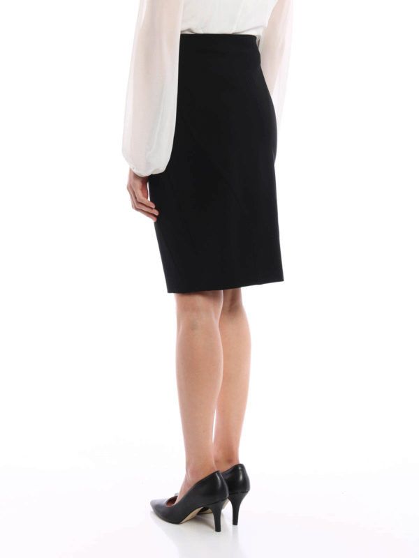 Givenchy o1y0925 Mini Skirt in Black Size 30" / US 8 / IT 44 - 3 Thumbnail