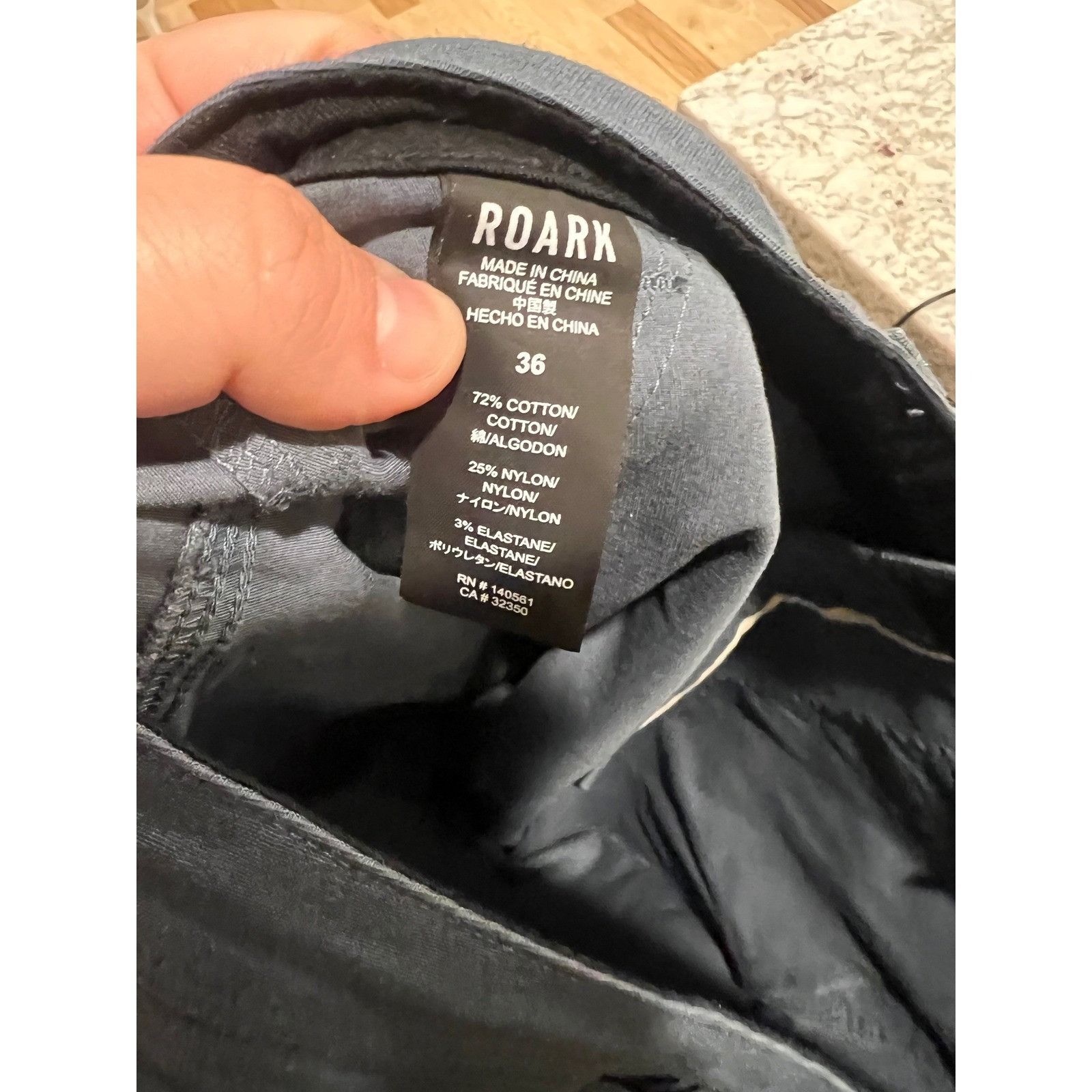Roark Roark Layover Utility Pants Mens Size 36 Blue Gray Heavy Dut Size US 36 / EU 52 - 8 Thumbnail