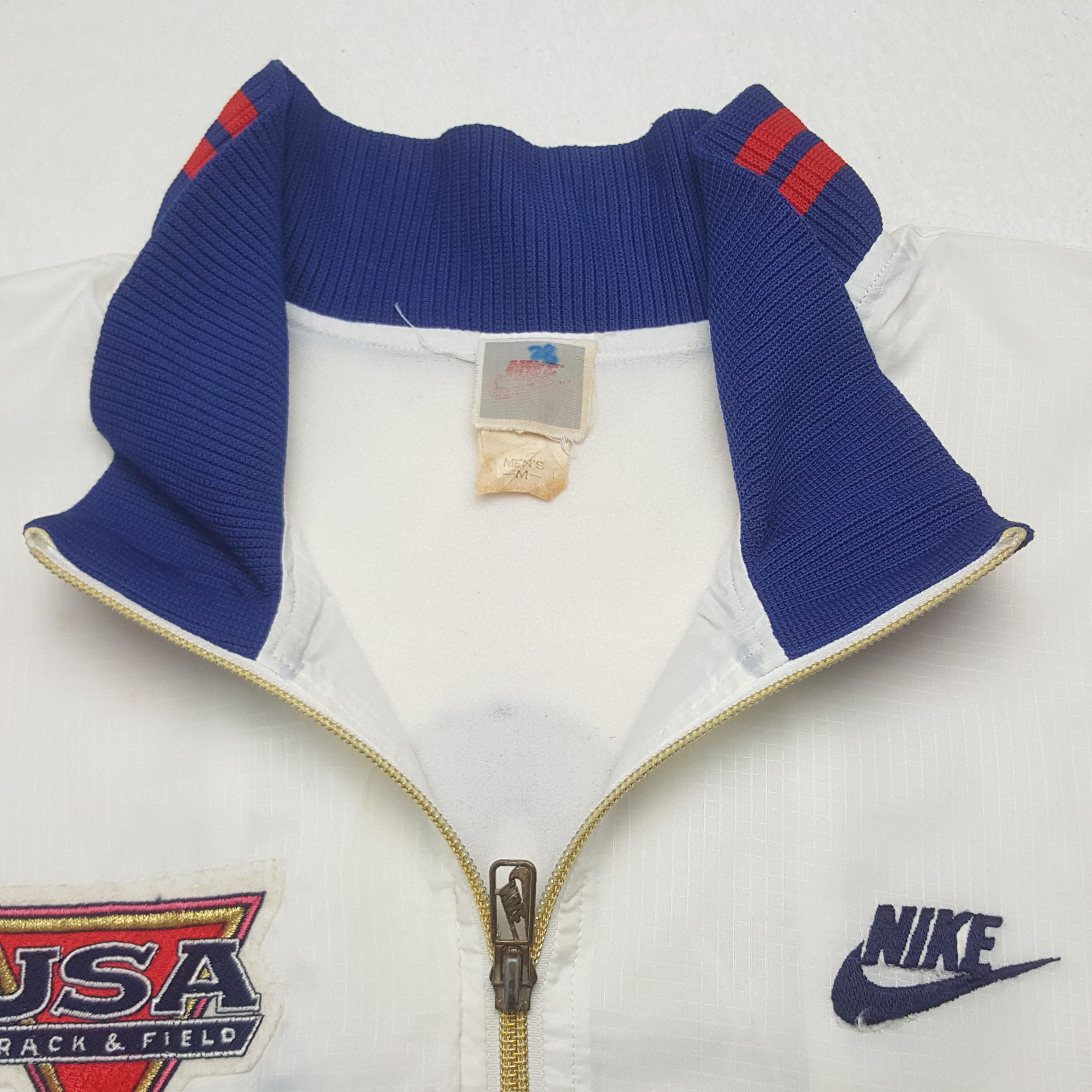 Nike Vintage NIKE USA Track & Field Windbreaker Jacket RR11 Size US XXL / EU 58 / 5 - 5 Thumbnail
