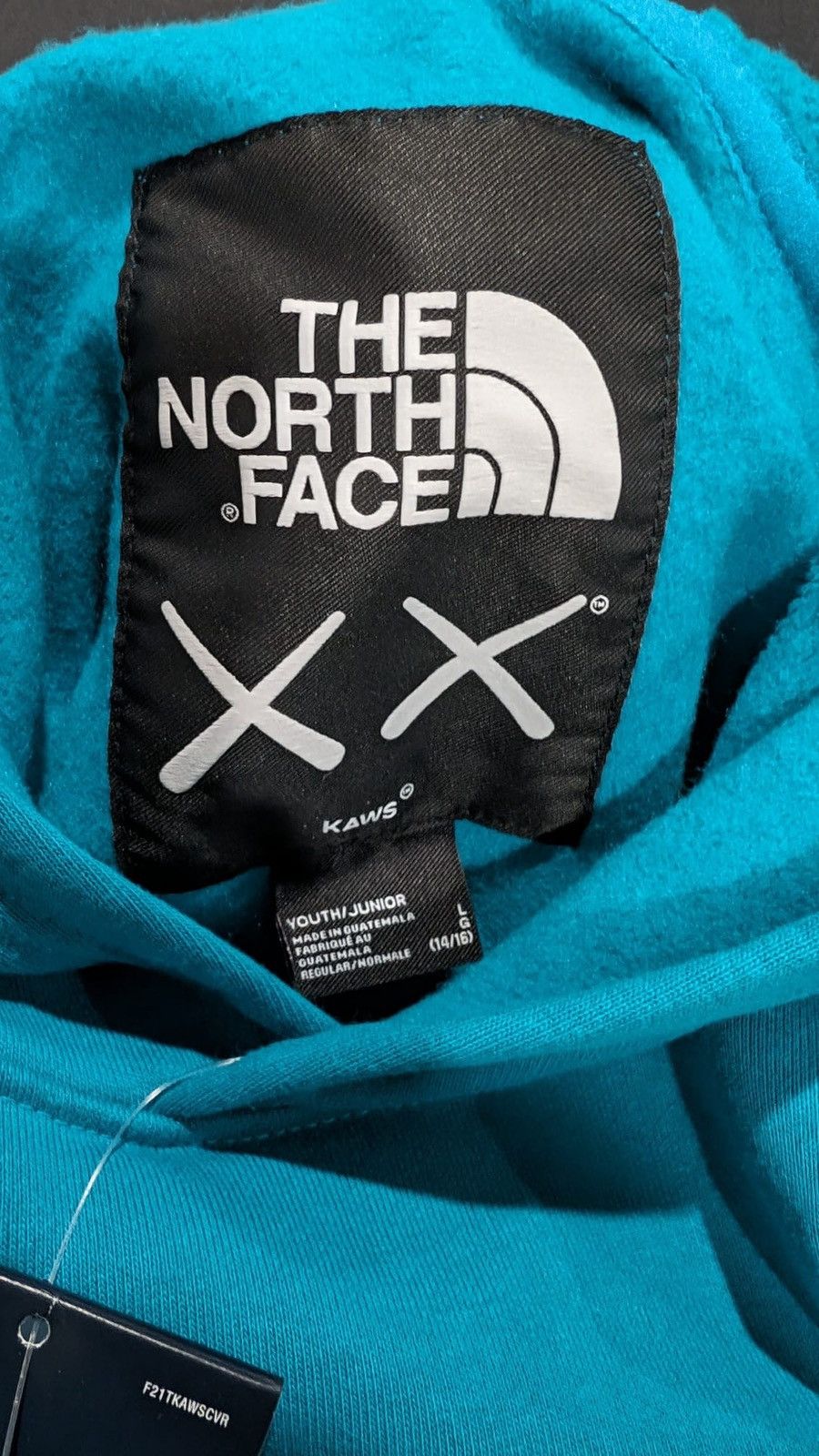 Kaws × The North Face Kaws X The North Face Youth Hoodie Enamel Blue Size L Size US L / EU 52-54 / 3 - 5 Thumbnail