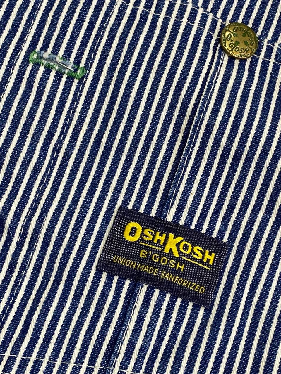 Oshkosh Vintage Oshkosh B'Gosh Union Made Striped American Overalls Size US 36 / EU 52 - 15 Thumbnail