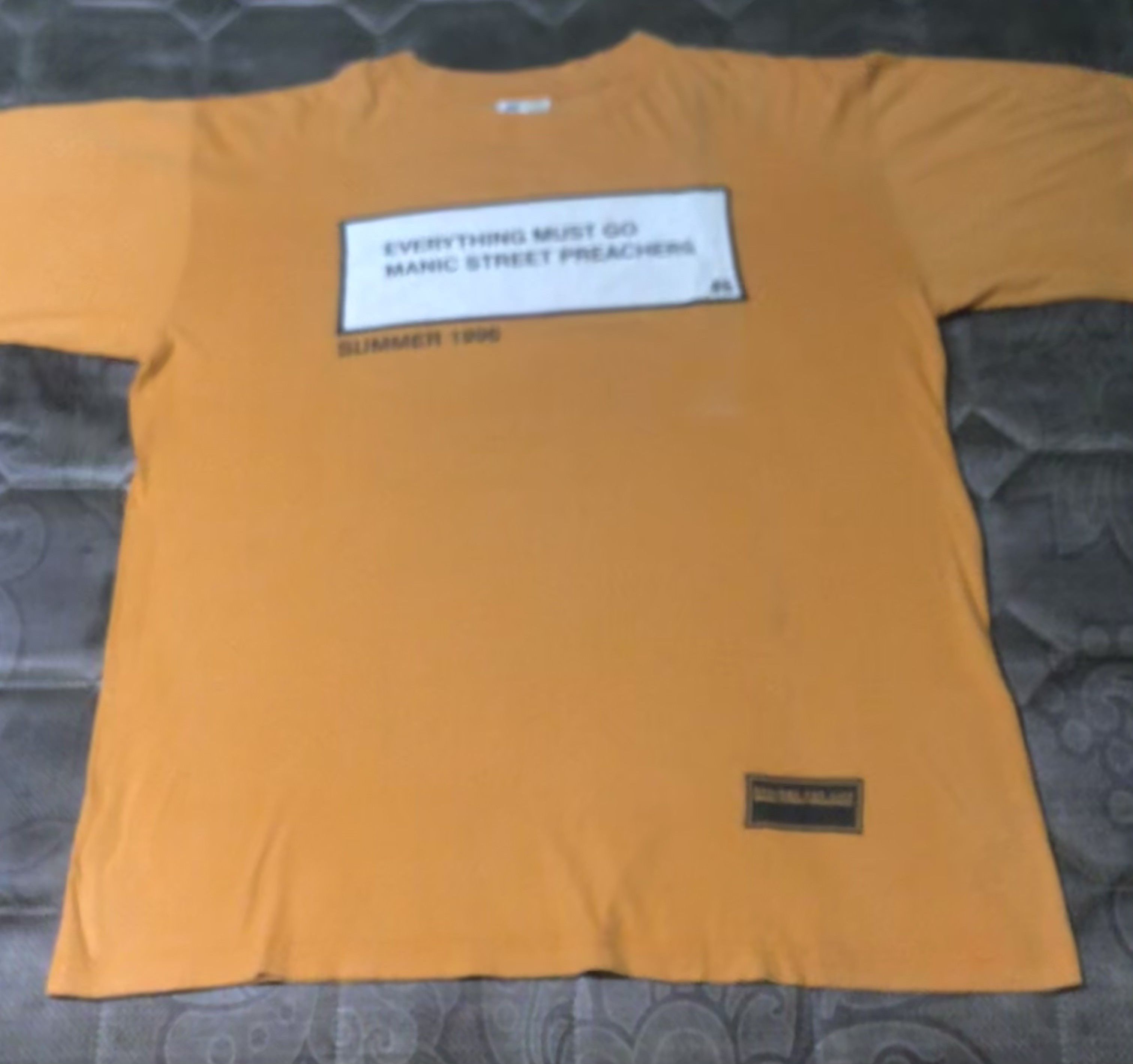 Band Tees VINTAGE 90s MANIC STREET PREACHERS SHIRT BRITPOP Size US L / EU 52-54 / 3 - 2 Thumbnail