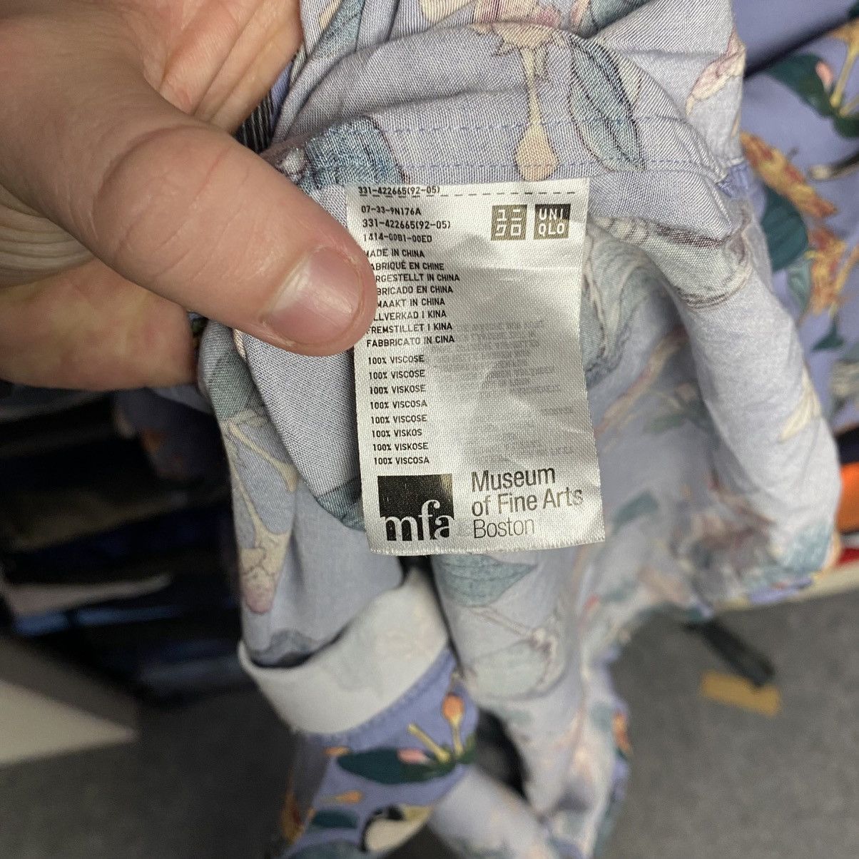 Uniqlo Designer Uniqlo x Museum Of Fine Arts Boston luxury shirt Size US XS / EU 42 / 0 - 6 Thumbnail