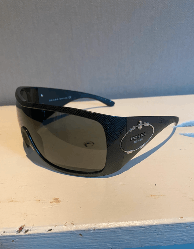 Prada PRADA Sunglasses Flame 2004 Star Mask Fire Chrome Silver Size ONE SIZE - 1 Thumbnail