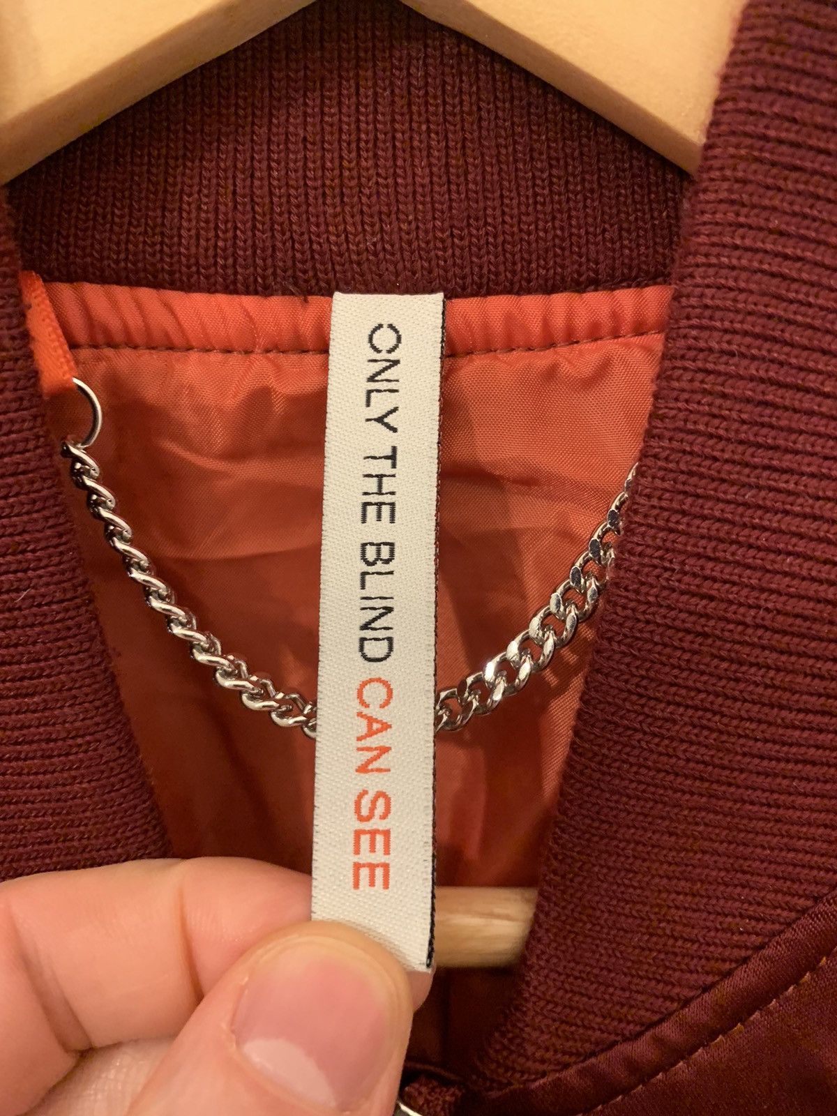 Only The Blind Men's Only the Blind Bomber Burgundy S Size US S / EU 44-46 / 1 - 5 Thumbnail