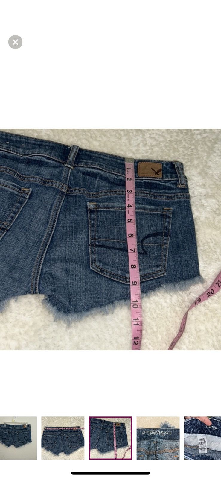 American Eagle Outfitters American eagle outfitters cutoff floral denim shorts size 4 Size 27" / US 4 / IT 40 - 3 Thumbnail