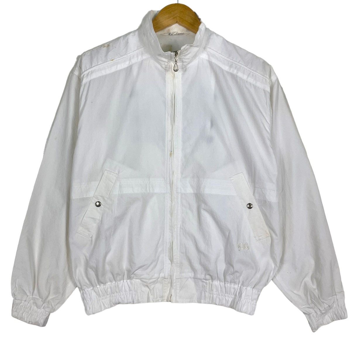 Courreges × Designer × Vintage 💥VINTAGE COURREGES BIG LOGO SPORT JACKET Size US S / EU 44-46 / 1 - 3 Thumbnail
