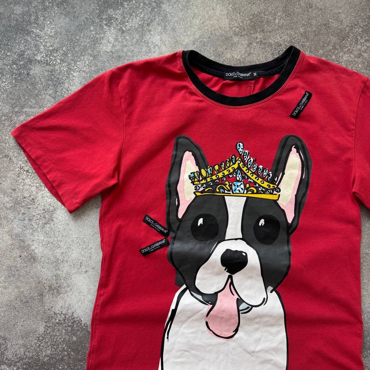 Dolce & Gabbana Dolce & Gabbana Dog Printed Y2K Sexy T-Shirt Size M / US 6-8 / IT 42-44 - 2 Thumbnail