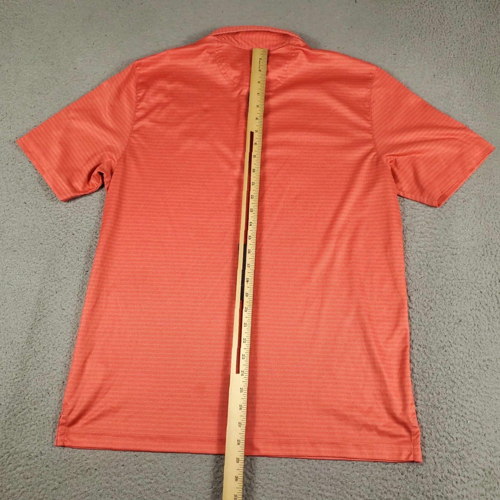 Vintage Greg Norman Polo Shirt Mens L Orange Striped Polo Shirt Casual Golf Short Sleeve Shirt Mens Size US L / EU 52-54 / 3 - 4 Thumbnail