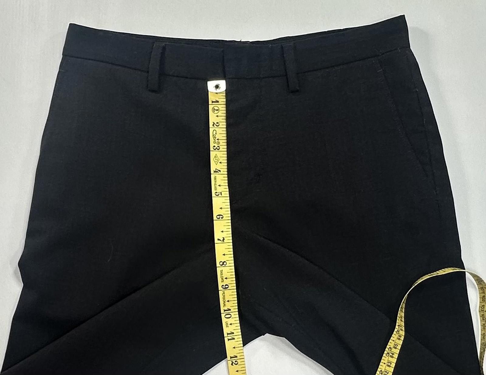 Vince Vince Wool Blend Flat Straight Dress Pants Black Mens 29/29 Size US 29 - 4 Thumbnail