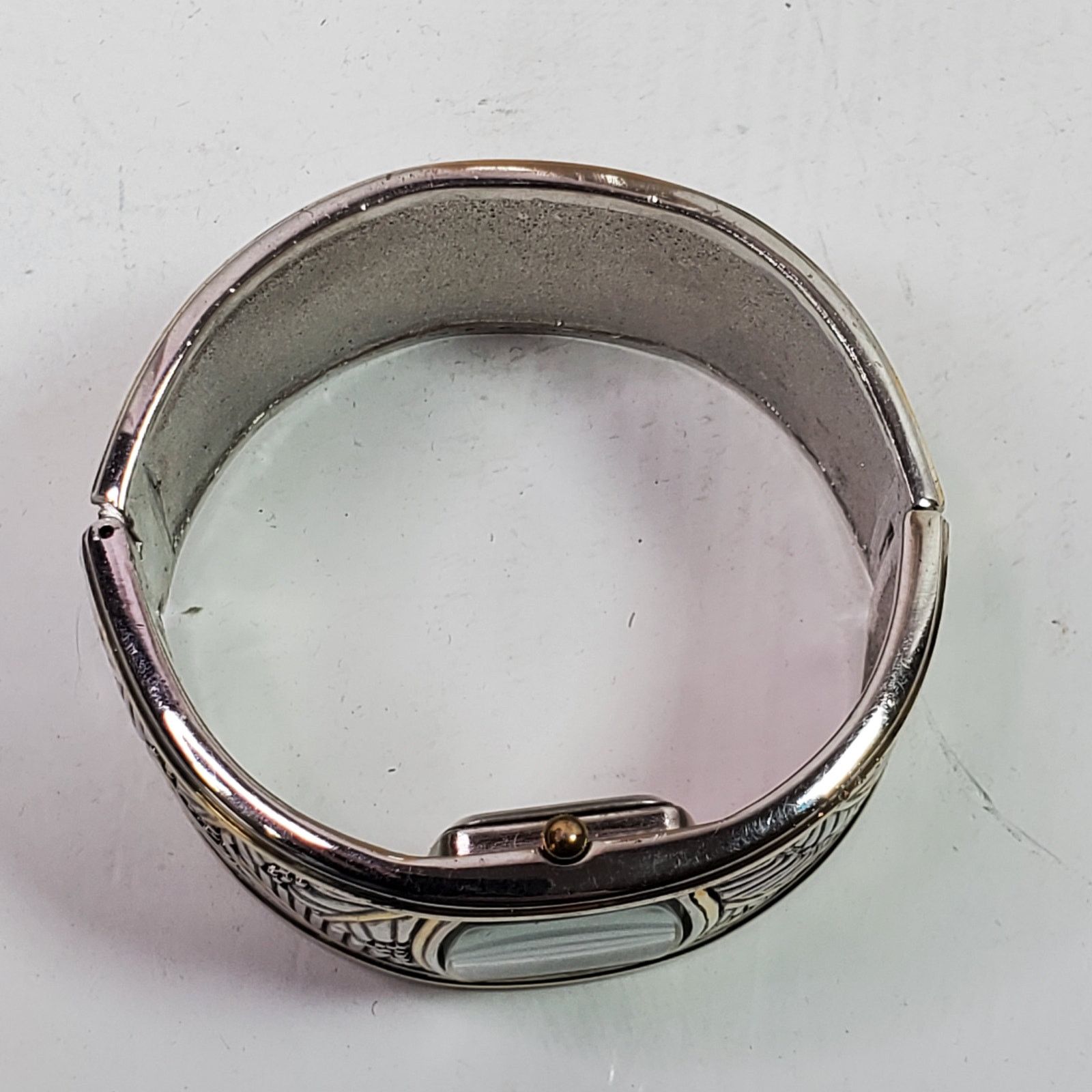 The Unbranded Brand Casual Career Statement Wristwatch Clamp Gold & Silver Tone Size ONE SIZE - 4 Thumbnail