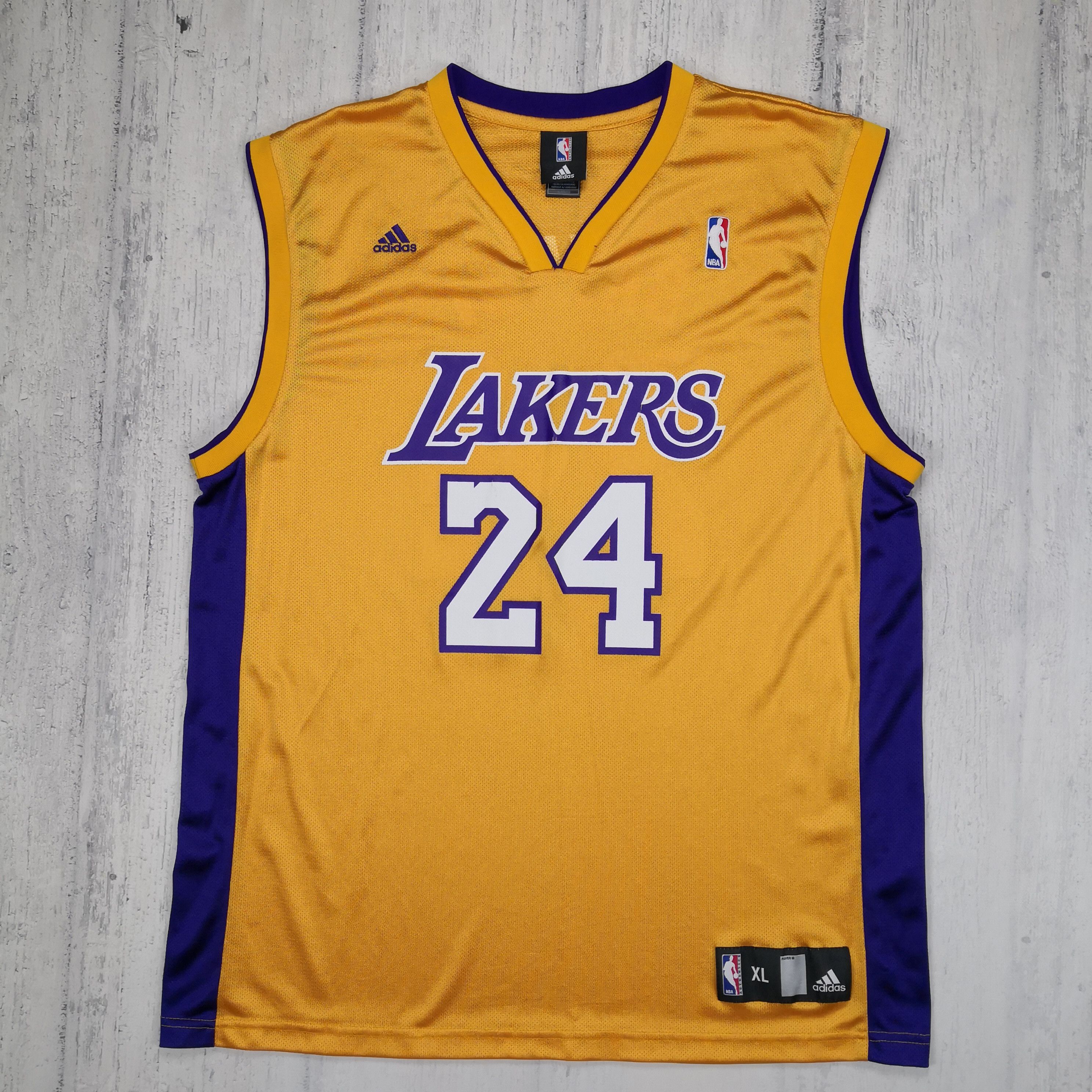 adidas, Tops, Adidas Nba Lakers Kobe Bryant Jersey 24 Size Small