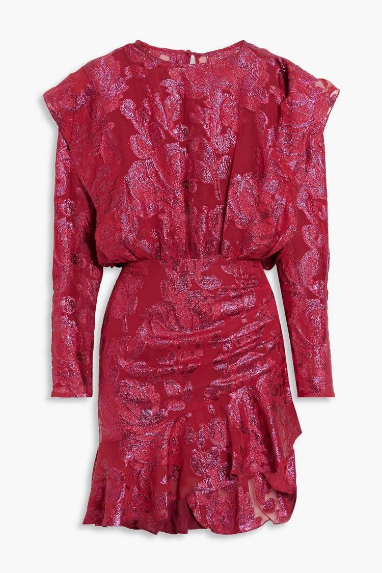 Iro IRO Murai Metallic Fil coupé silk-blend Georgette Mini Dress Size XS / US 0-2 / IT 36-38 - 1 Thumbnail