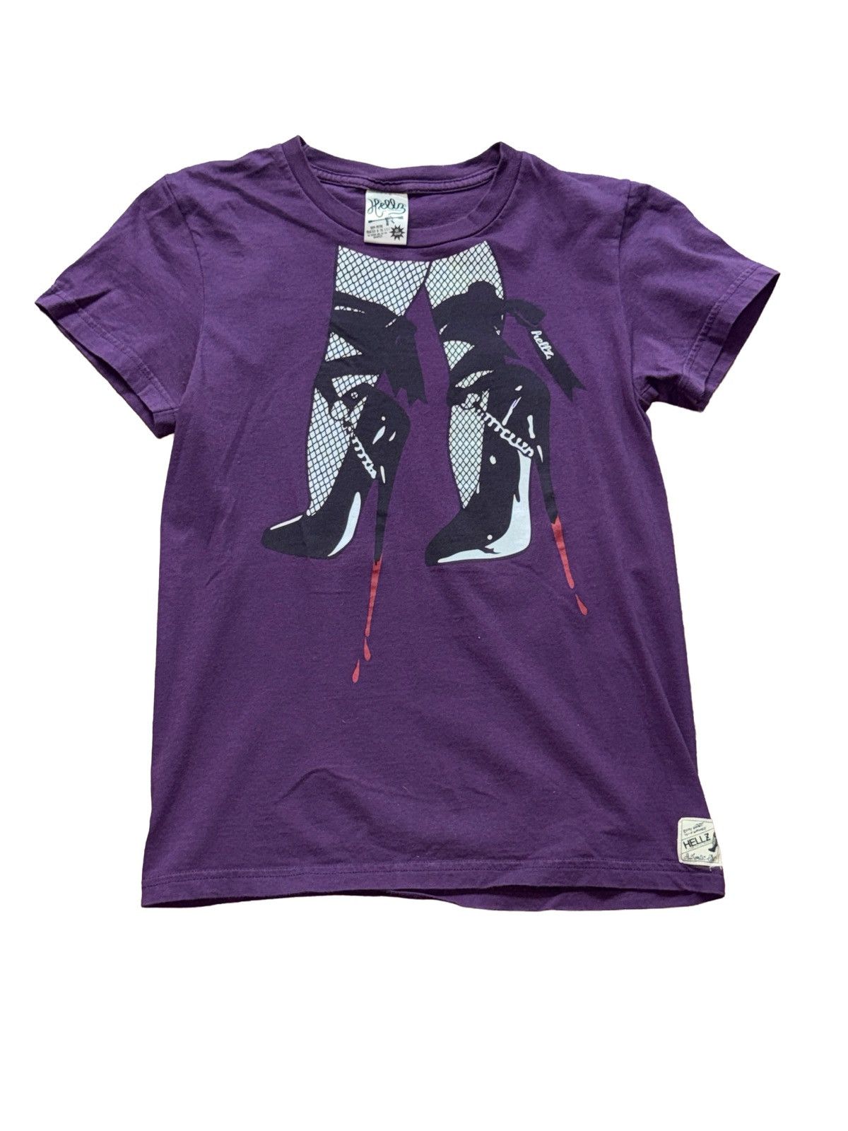 Hells Bells Hellz bellz Tee size medium preowned Size M / US 6-8 / IT 42-44 - 1 Thumbnail