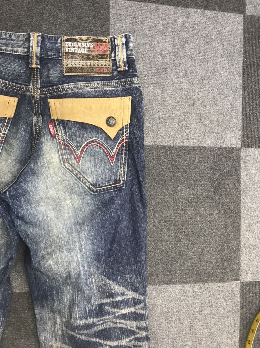 Edwin 💥FLARE💥VTG EDWIN FLARE BLUE WASH NAVAJO Denim Size US 32 / EU 48 - 9 Thumbnail