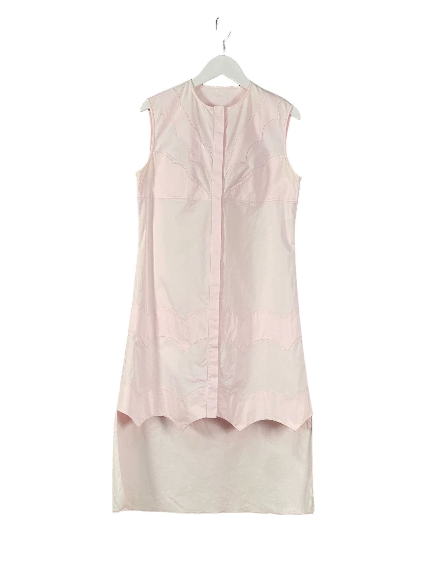 Dior Dior Pink Sleeveless Shirt Dress Size 36 Size XS / US 0-2 / IT 36-38 - 1 Thumbnail