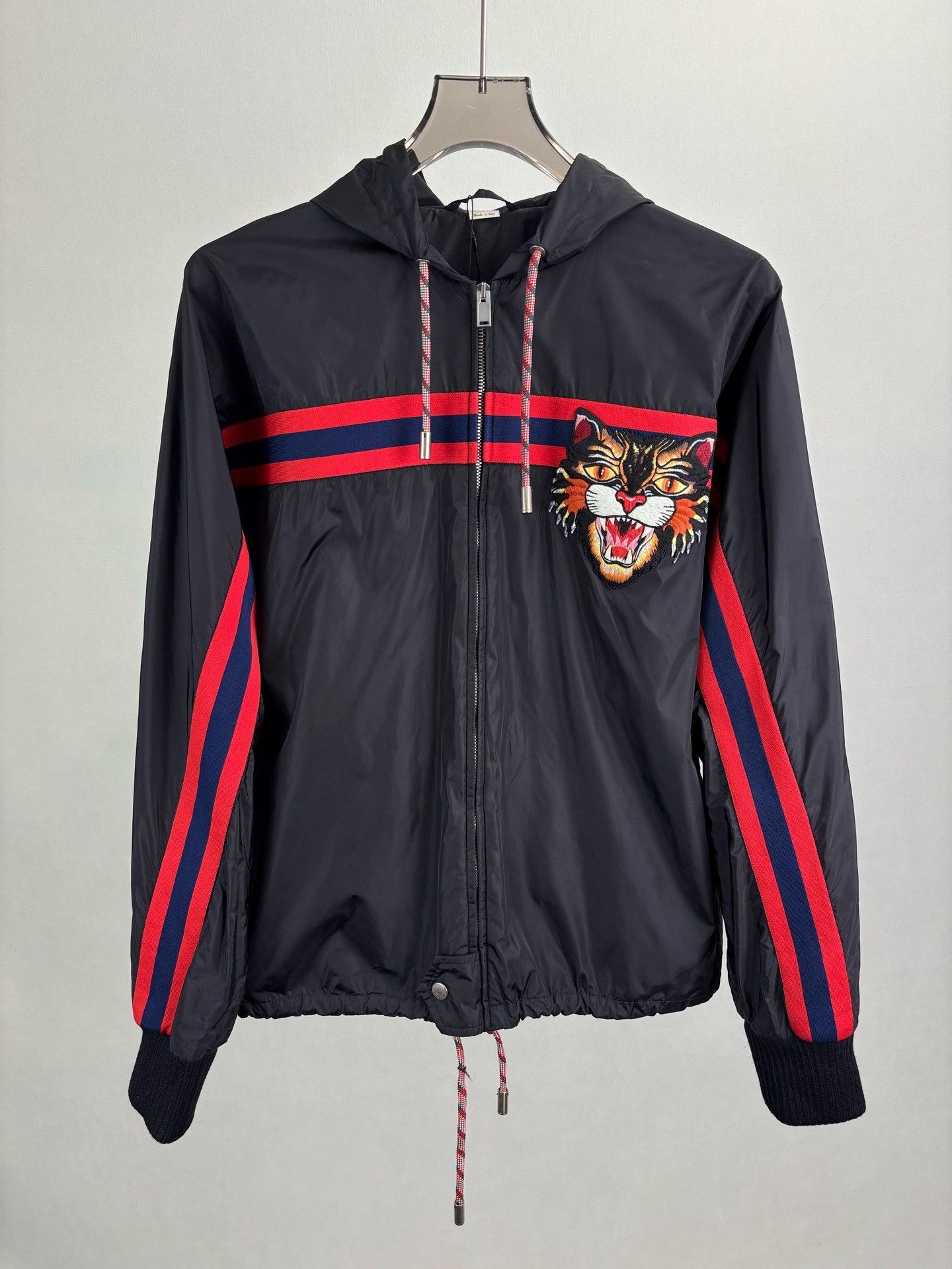 Gucci Gucci Black Tiger Head Hooded Jacket Size US S / EU 44-46 / 1 - 1 Thumbnail