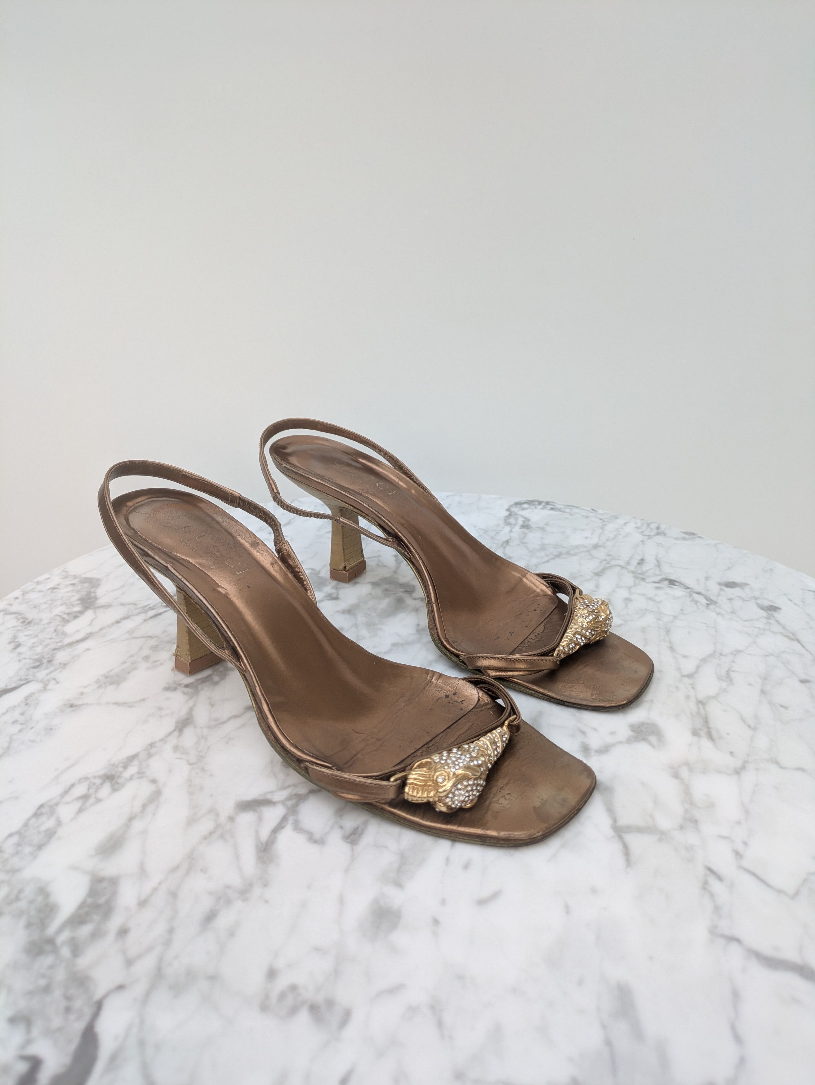 Gucci Tom Ford Gucci embellished heels Fall 2000 Collection Size US 6.5 / IT 36.5 - 1 Thumbnail