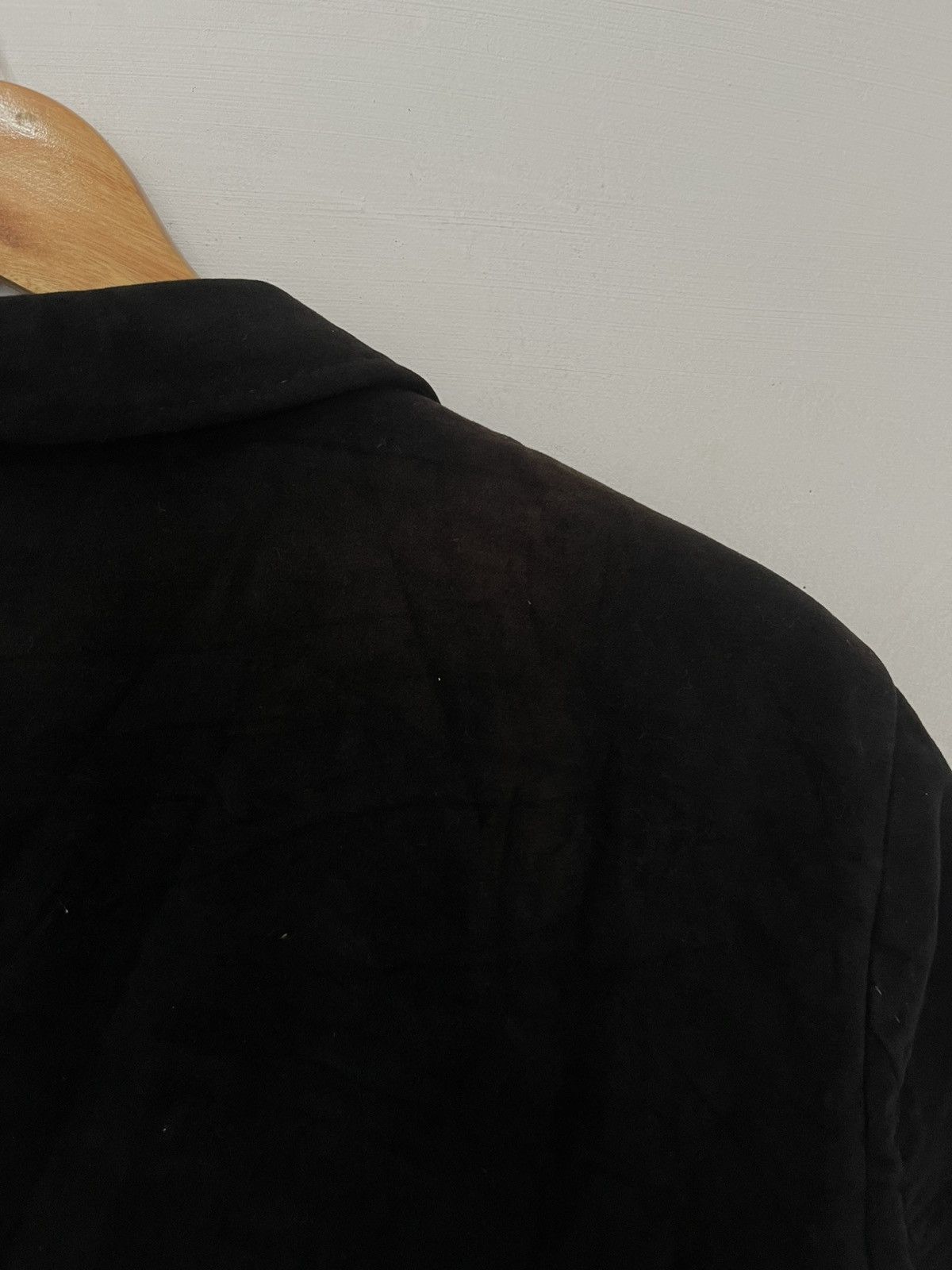 Burberry VINTAGE BURBERRY BLACK BLAZER NOVA CHECK INSIDE Size 42S - 7 Thumbnail