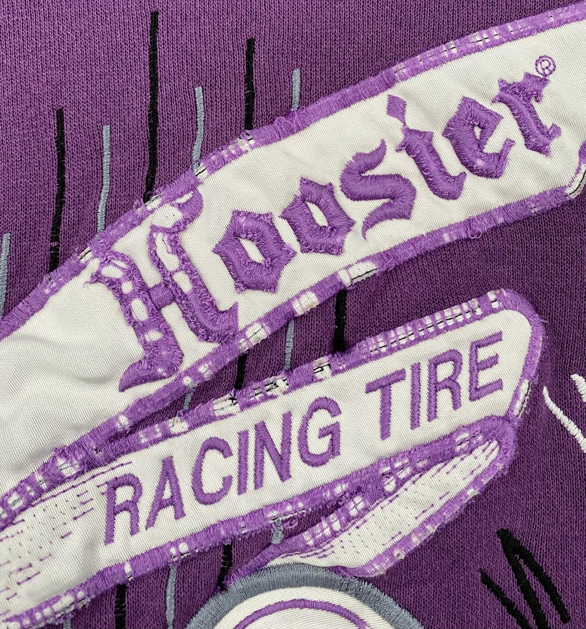Vintage 90’s Midwest Embroidery Hoosier Racing Tire Sweatshirt Large Size L / US 10 / IT 46 - 3 Thumbnail