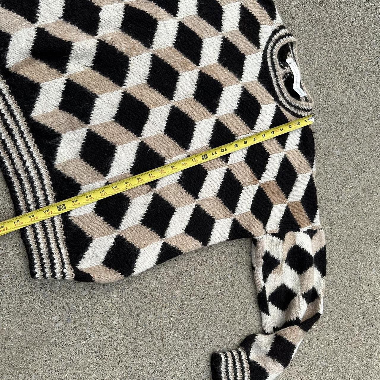 Handmade Handmade alpaca wool sweater - one of a kind Size US XL / EU 56 / 4 - 5 Thumbnail