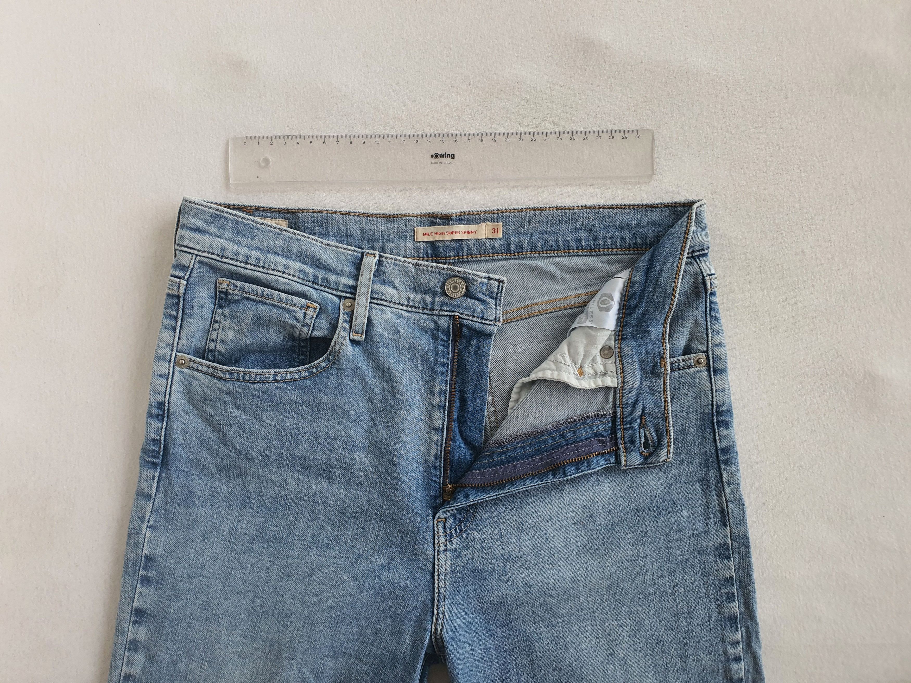 Levi's PREMIUM Line - MILE HIGH SUPER SKINNY (22791-0174) - W31 L30 Size 31" - 4 Thumbnail