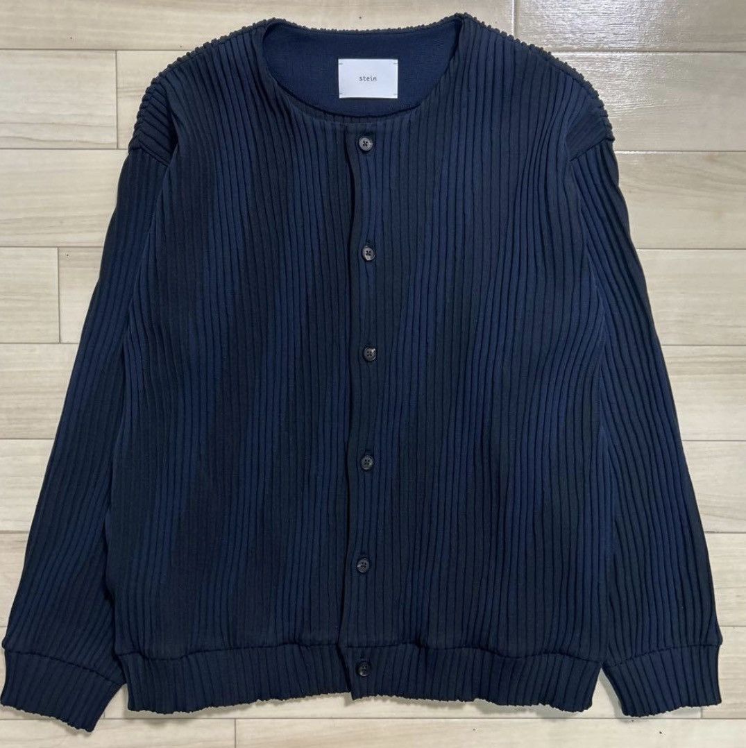 Stein stein Oblique Patterned Knit Cardigan Size US S / EU 44-46 / 1 - 1 Thumbnail