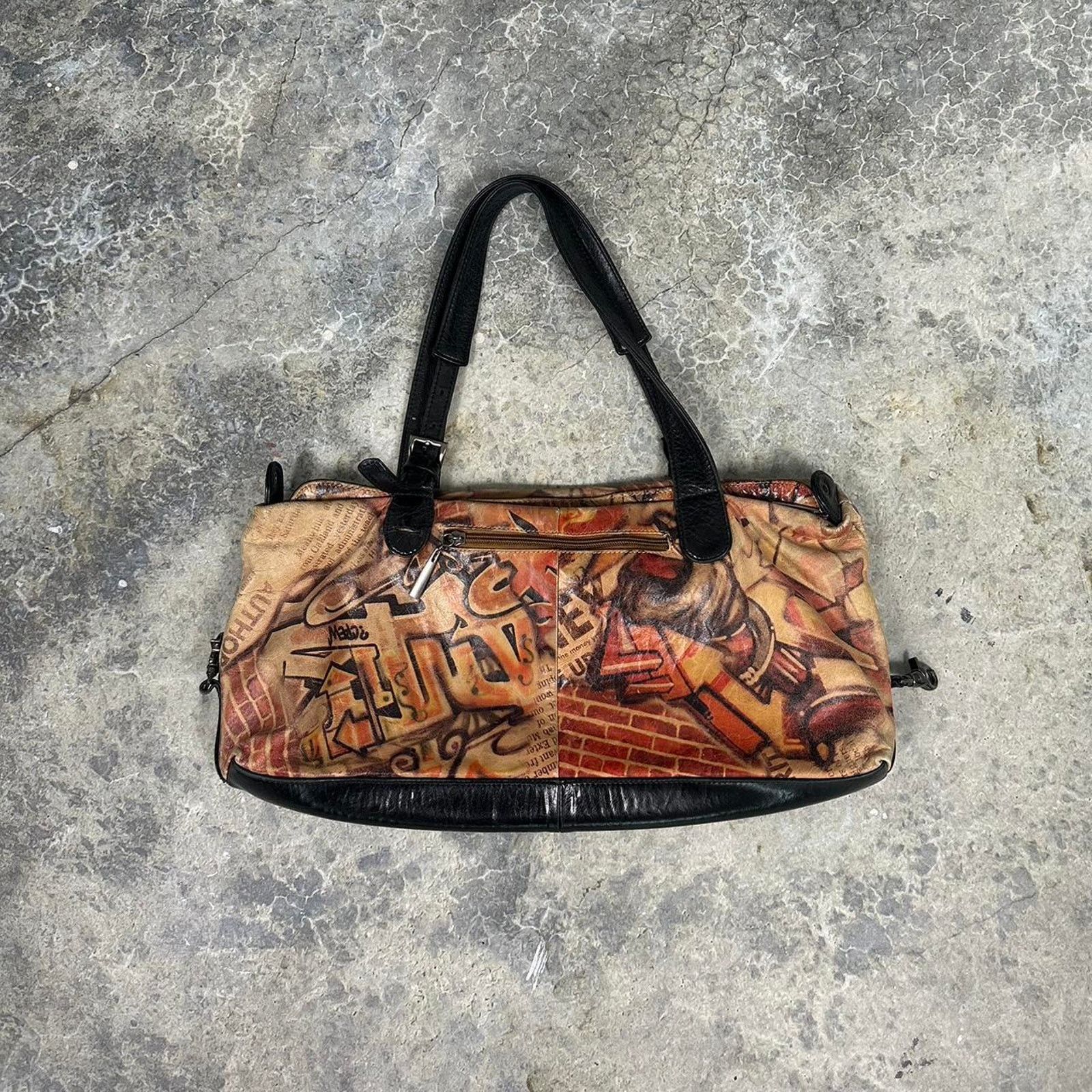 Vintage graffiti bag crackclu888