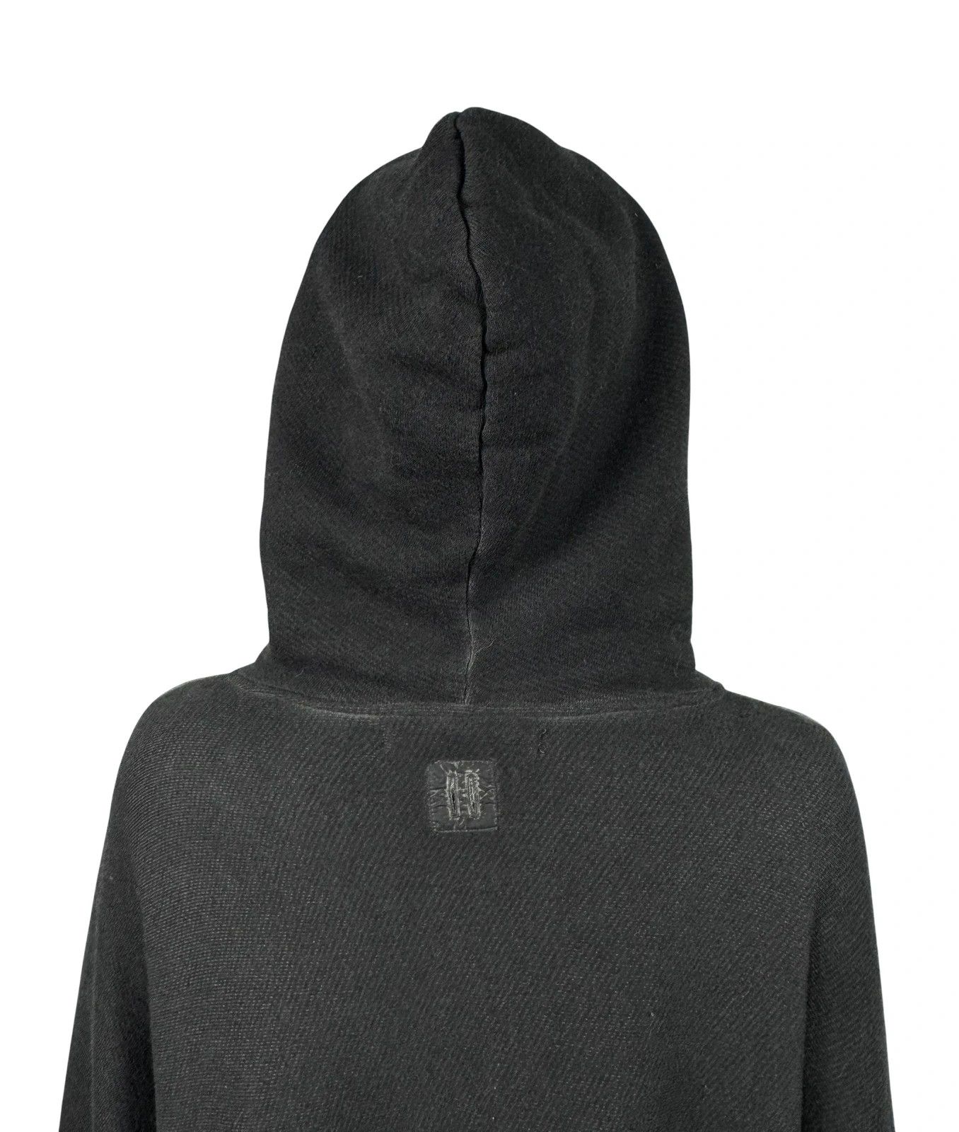 hannes roether Hannes Roether Poncho Hooded Cotton Garment Dyed One Size Size ONE SIZE - 14 Thumbnail