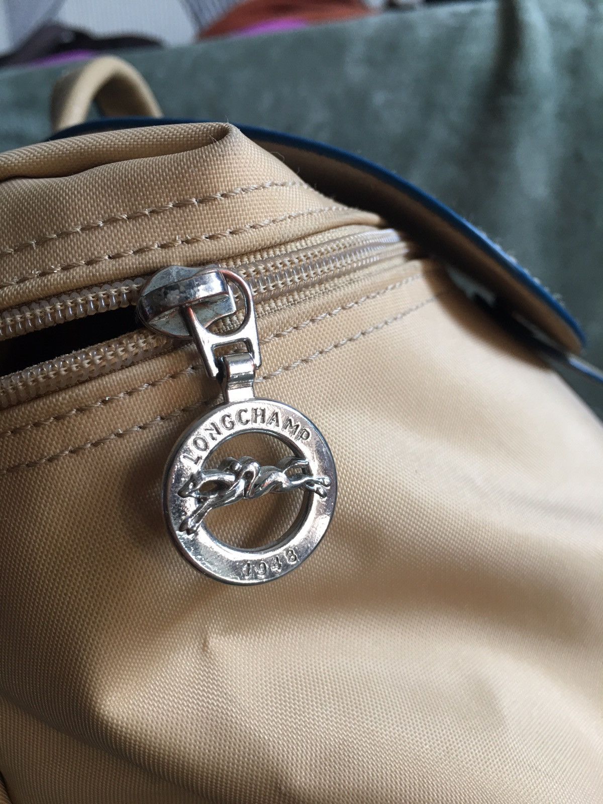 Longchamp Longchamp Le Pliage Club Beige Nylon Backpack Bag Size ONE SIZE - 9 Thumbnail