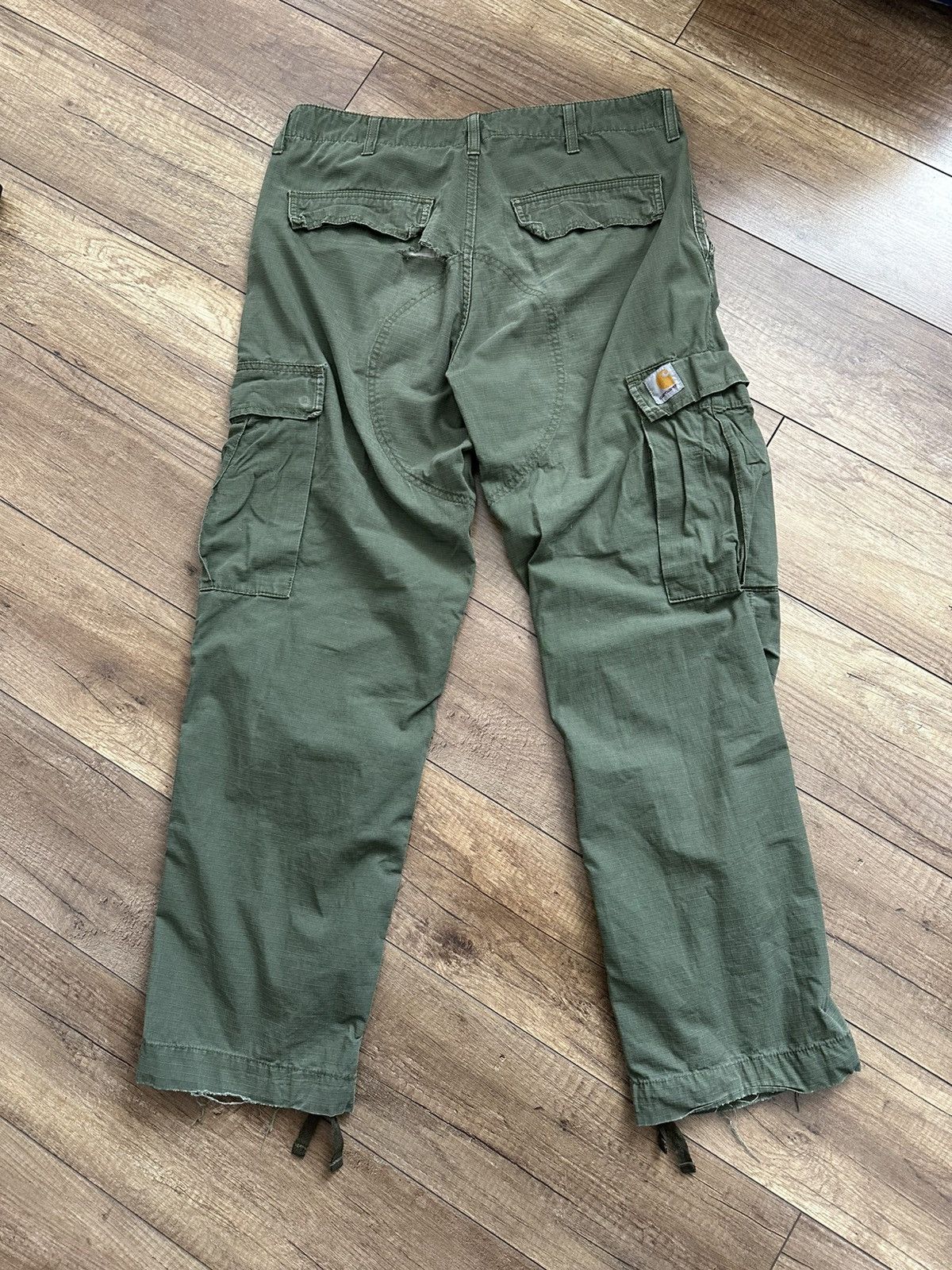 Carhartt Carhartt Regular Cargo Pants Vintage Distressed Size US 33 - 2 Thumbnail