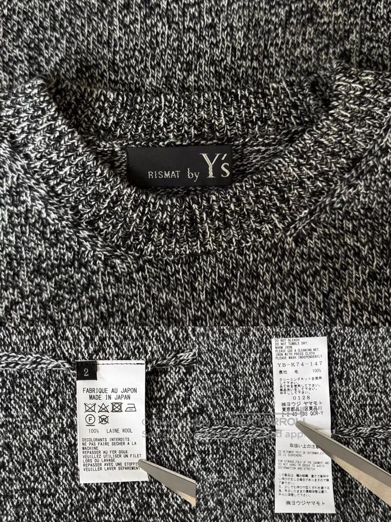 Yohji Yamamoto Yohji Yamamoto 24AW Extra Long Fishtail Sweater Size XS / US 0-2 / IT 36-38 - 8 Thumbnail