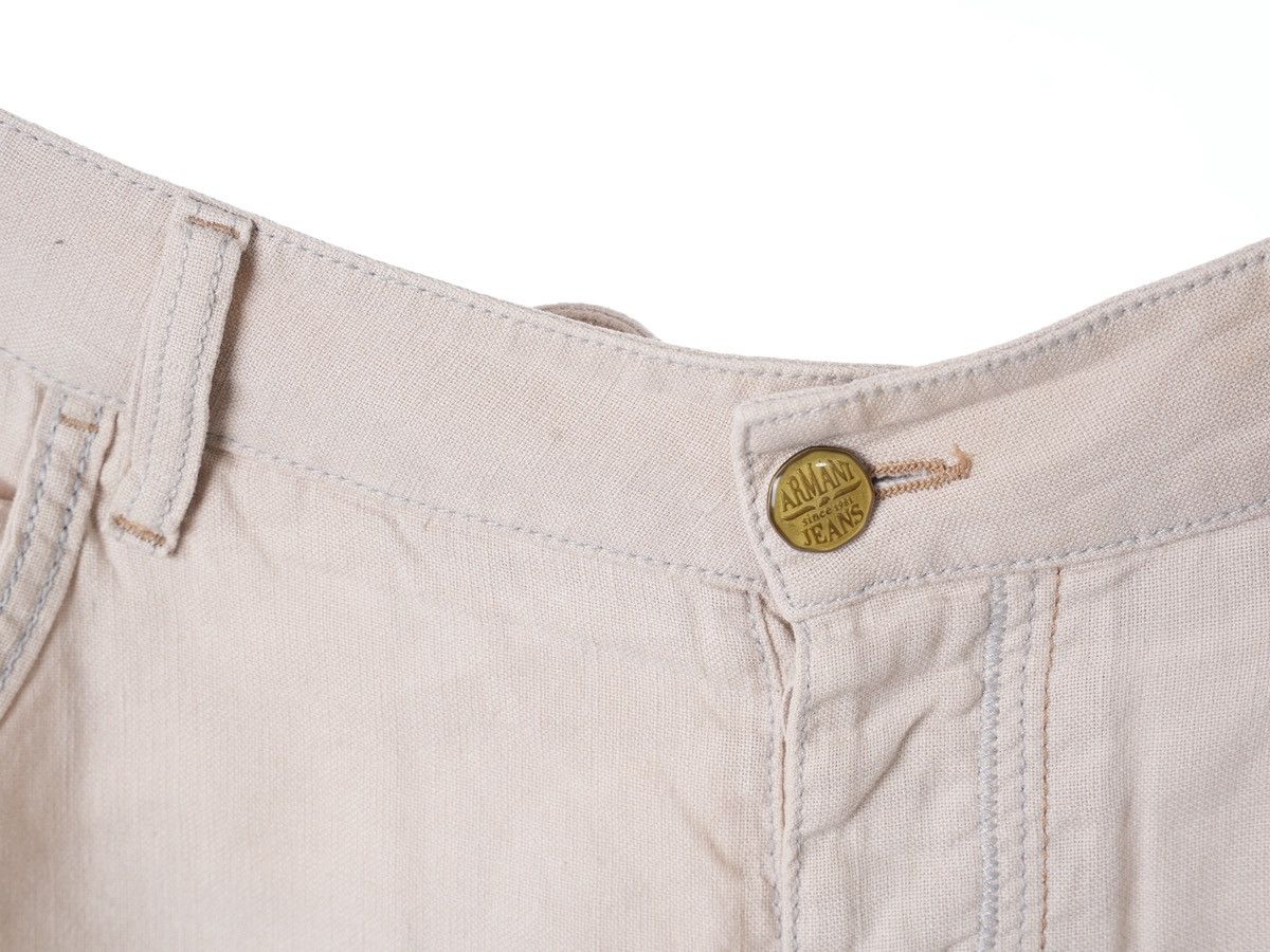 Armani Armani 1990s vintage linen baggy pants Size US 34 / EU 50 - 8 Thumbnail