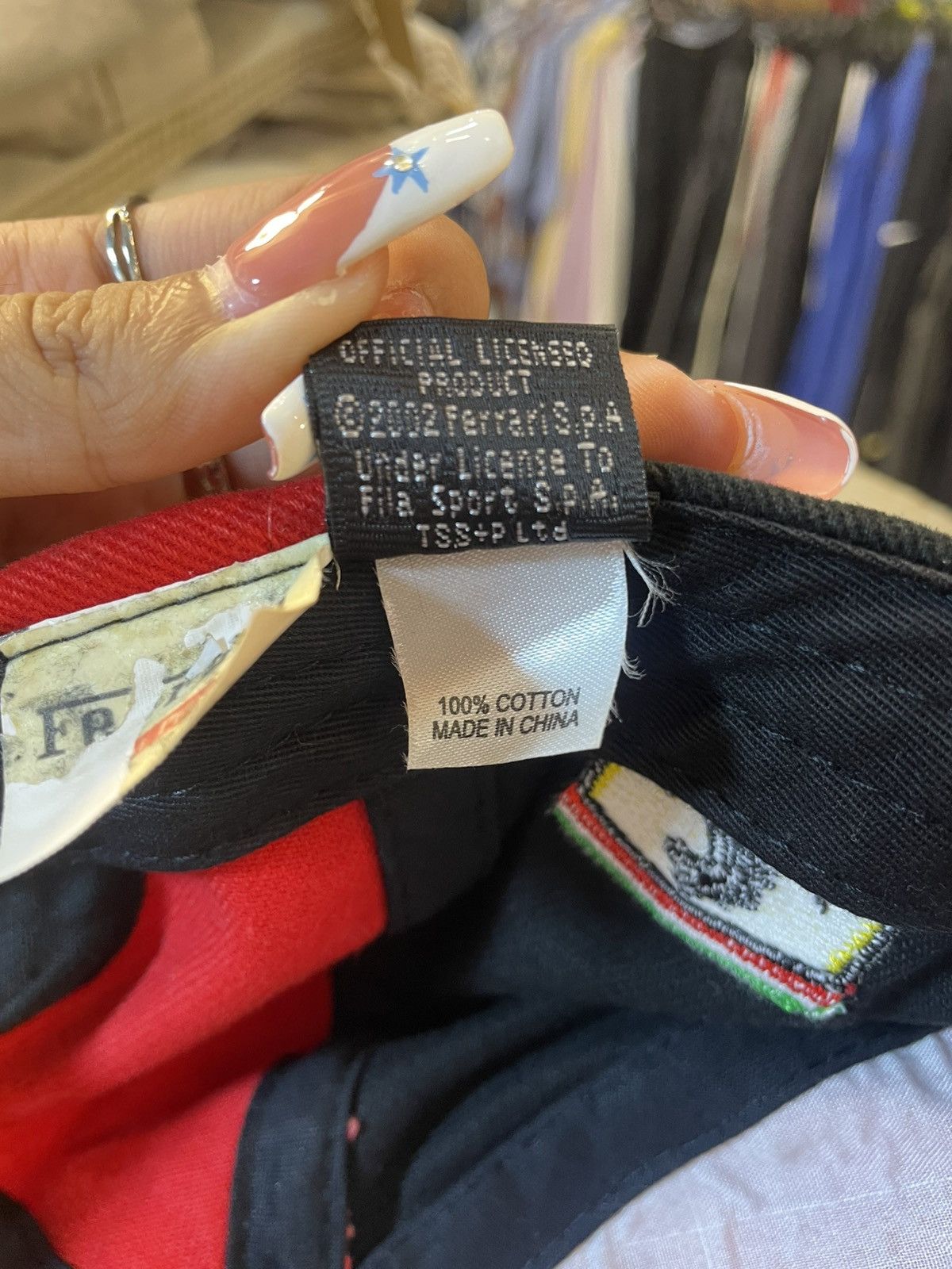 Ferrari Y2K Ferrari Racing Cap Size ONE SIZE - 9 Thumbnail