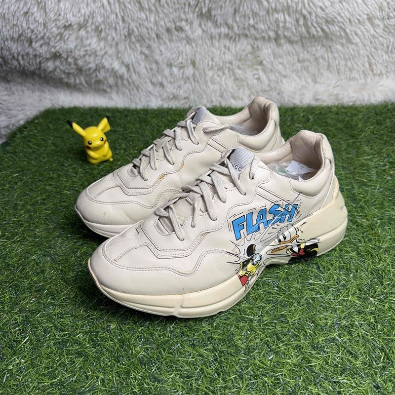 Gucci Gucci Donald Duck Rhyton Sneakers for Men 0079 Size US 8.5 / EU 41-42 - 1 Thumbnail