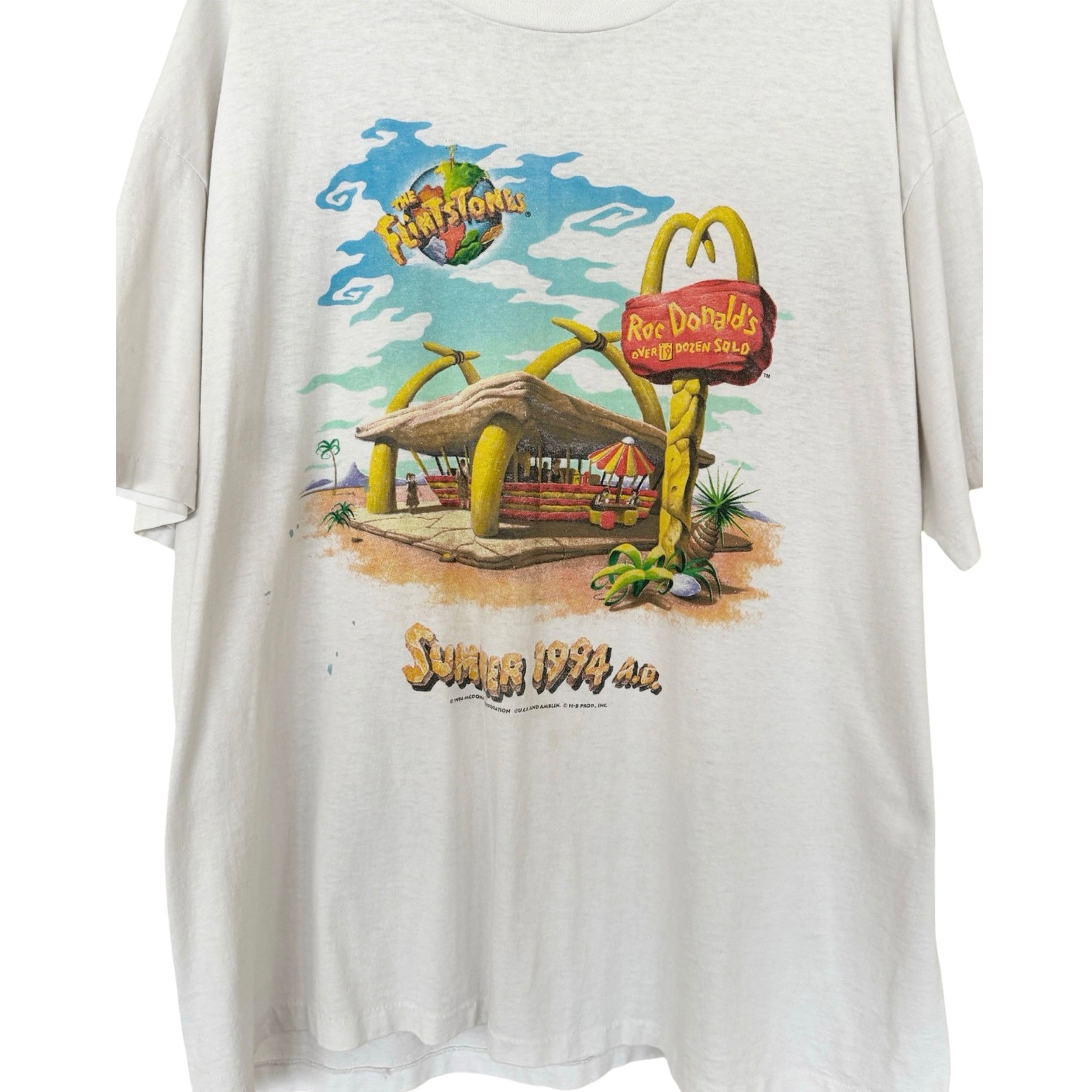 Vintage Flinestone 1994 Tee Size US XL / EU 56 / 4 - 2 Thumbnail