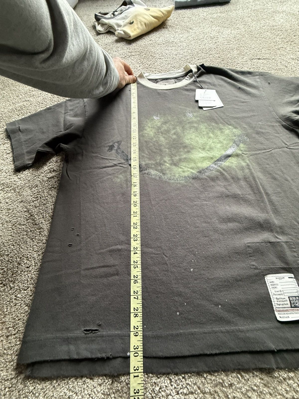 Maison MIHARA YASUHIRO Maison Mihara Yasuhiro smile acid wash MMY smiley t shirt 48 Size US M / EU 48-50 / 2 - 5 Thumbnail