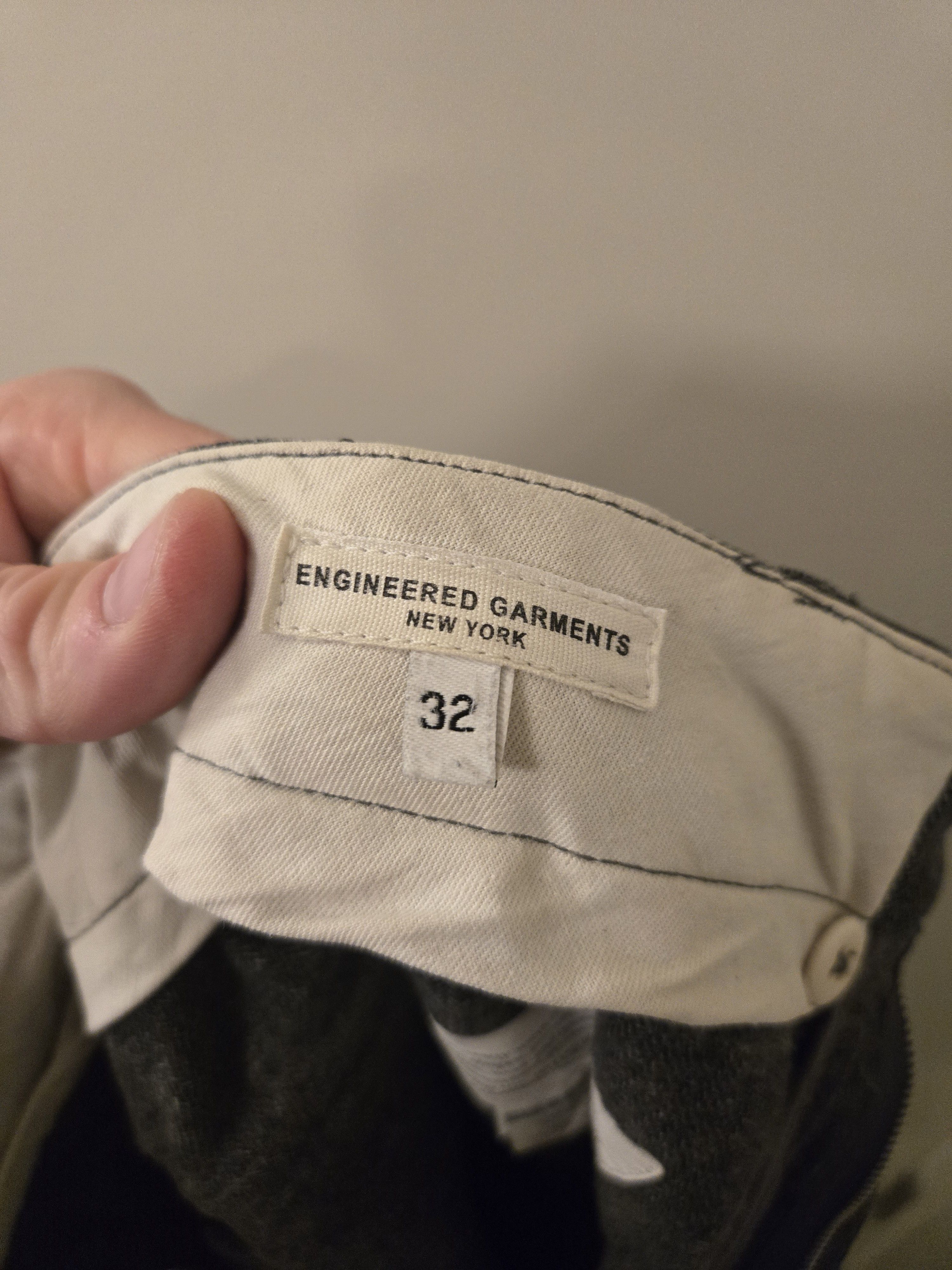 Engineered Garments Grey Herringbone Fatigue Pants Size US 32 / EU 48 - 4 Thumbnail