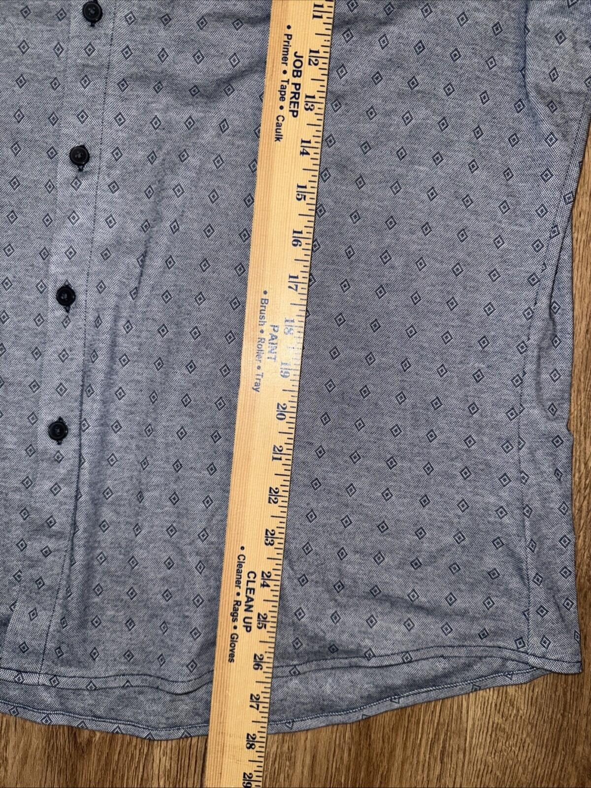 Mizzen+Main Mizzen+Main Classic Fit Performance Short Sleeve Diamond Size US L / EU 52-54 / 3 - 6 Thumbnail