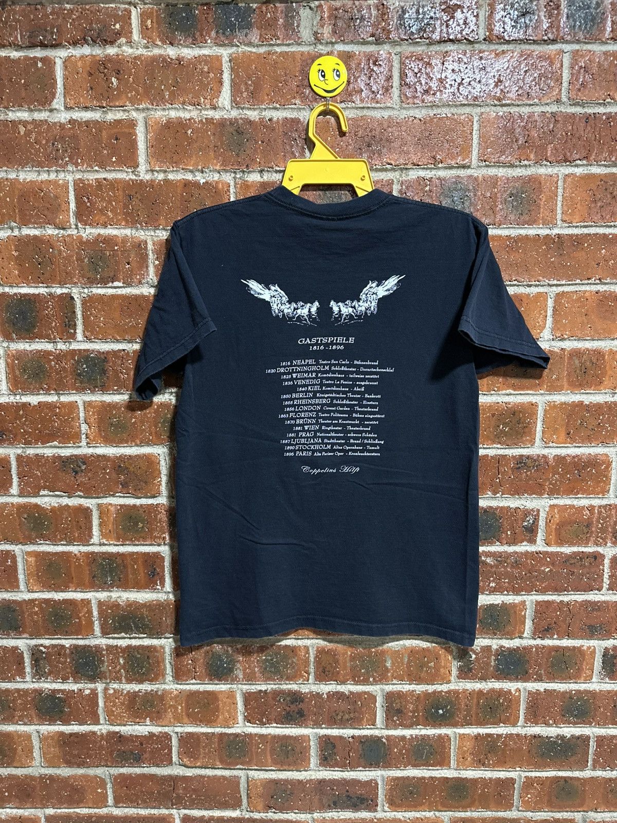Band Tees × Fruit Of The Loom × Vintage Vintage Coppelius Hilft Gastpiele Faded Tee Size US S / EU 44-46 / 1 - 6 Thumbnail
