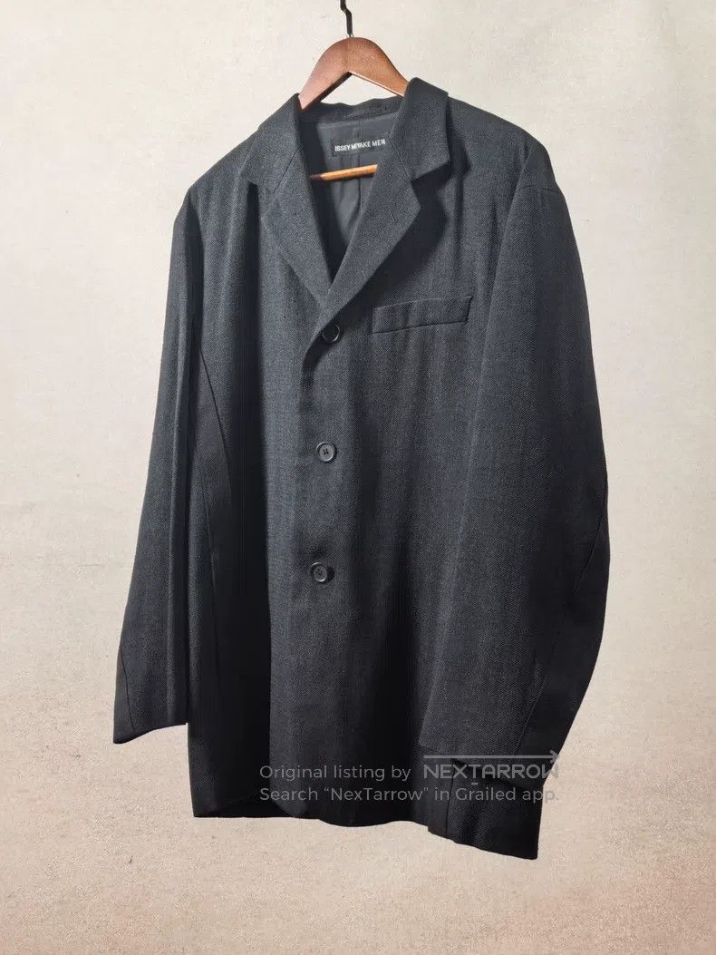 Issey Miyake Issey Miyake Silk Woven Blazer Size US L / EU 52-54 / 3 - 1 Thumbnail