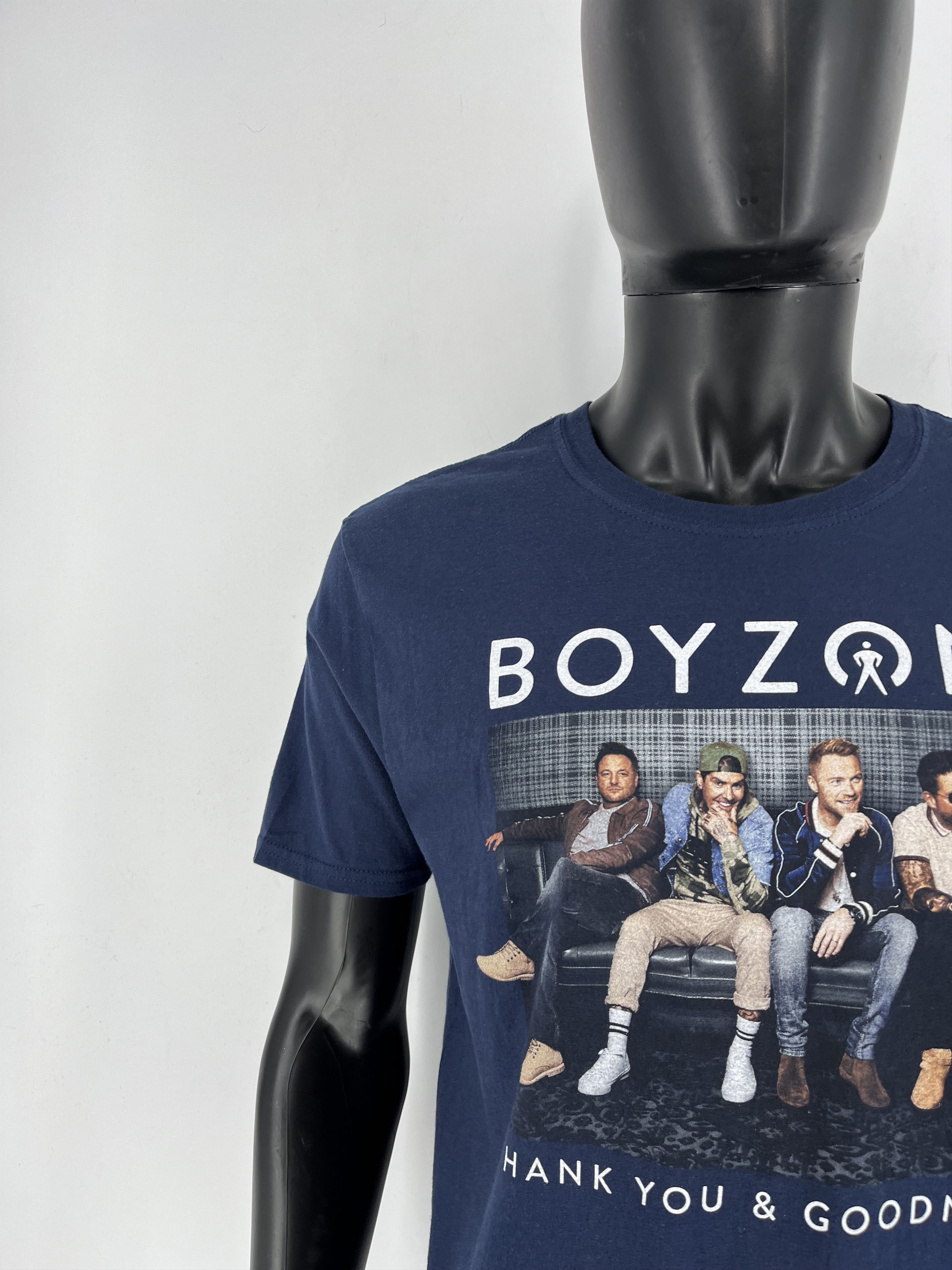 Band Tees × Vintage Vintage Y2K Boyzone T-Shirt Live By Request Tour Tee Size US L / EU 52-54 / 3 - 6 Thumbnail