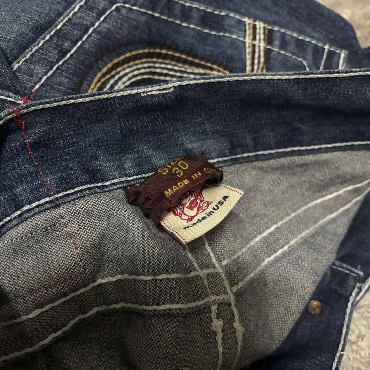 True Religion × Vintage Y2K TRUE RELIGION JEANS Size US 33 - 7 Thumbnail