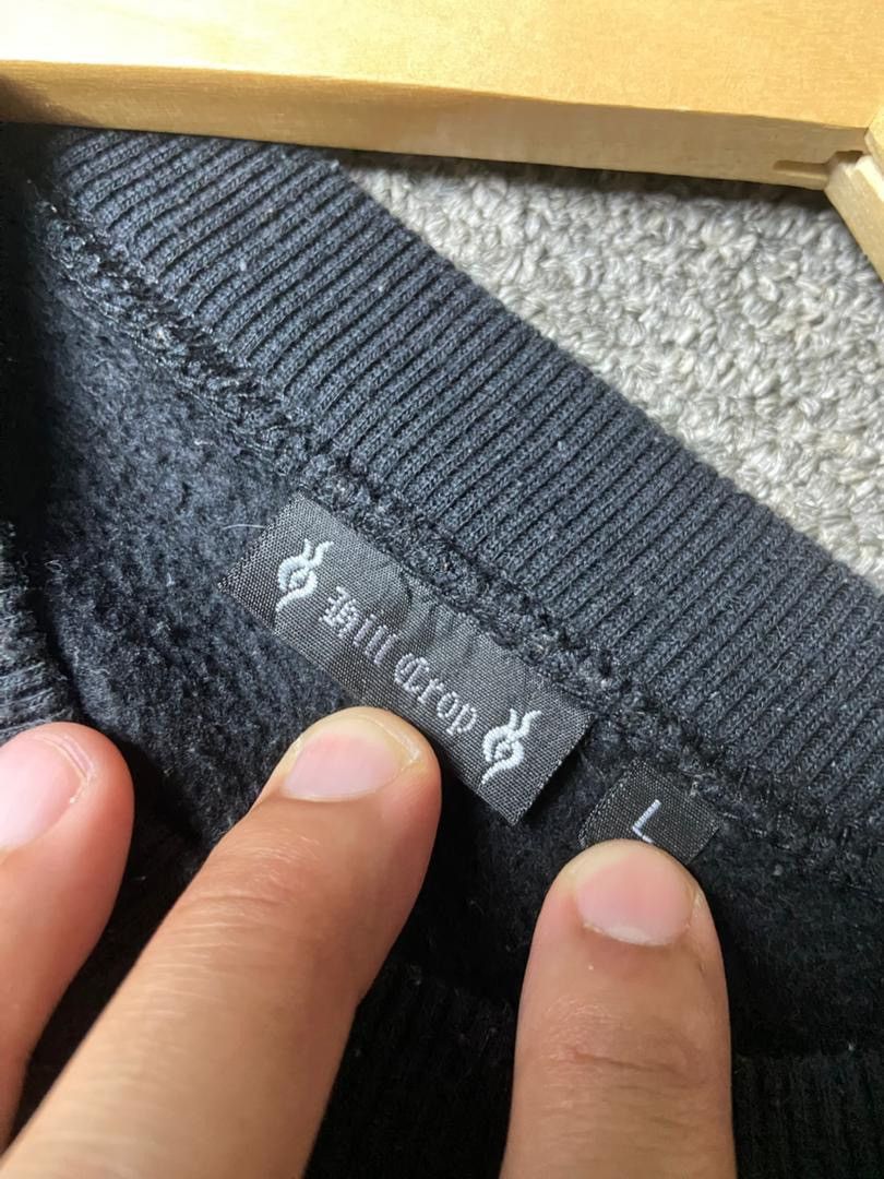 Japanese Brand Bill Crop Brand Sign Off Cross Crewneck Sweatshirt (174) Size US L / EU 52-54 / 3 - 4 Thumbnail