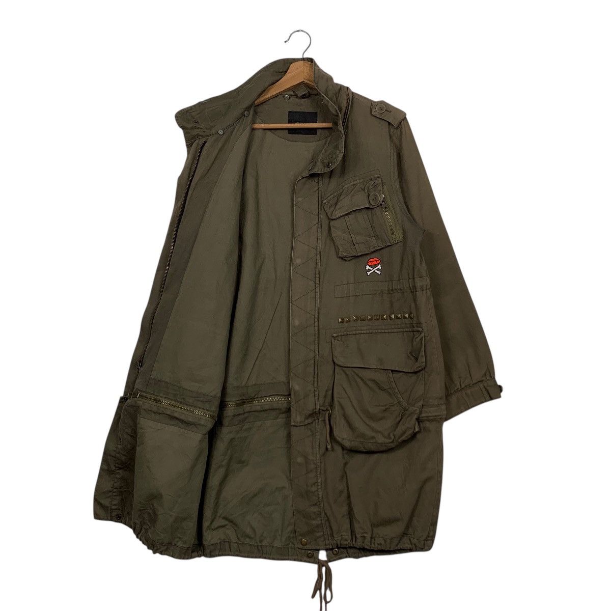 Vintage ☀️Nice design World Wide Love military style parka jacket Size US M / EU 48-50 / 2 - 14 Thumbnail