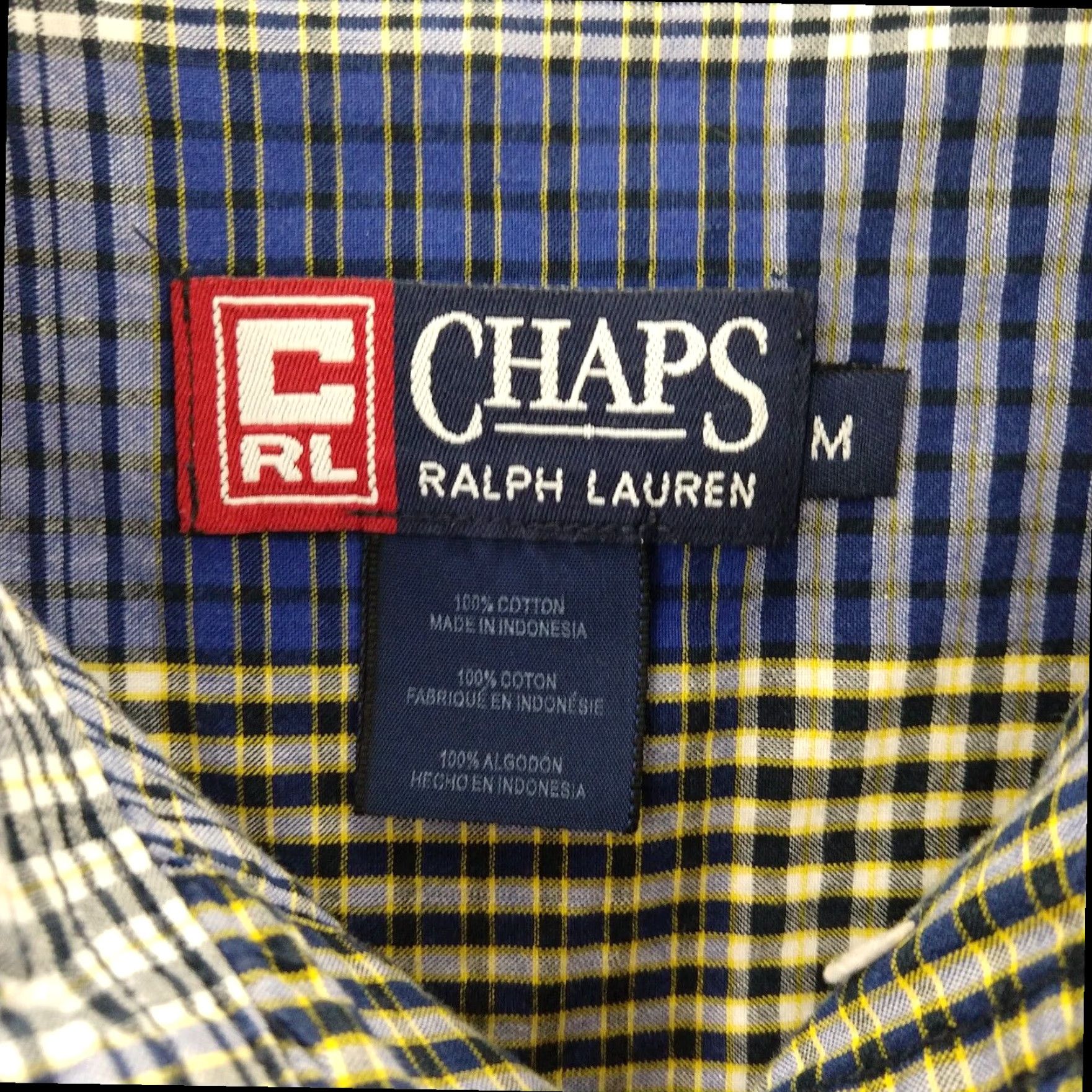 Ralph Lauren Ralph Lauren Chaps Plaid Long Sleeve Button Down Shirt Mens Medium Multicolor Size US M / EU 48-50 / 2 - 6 Thumbnail